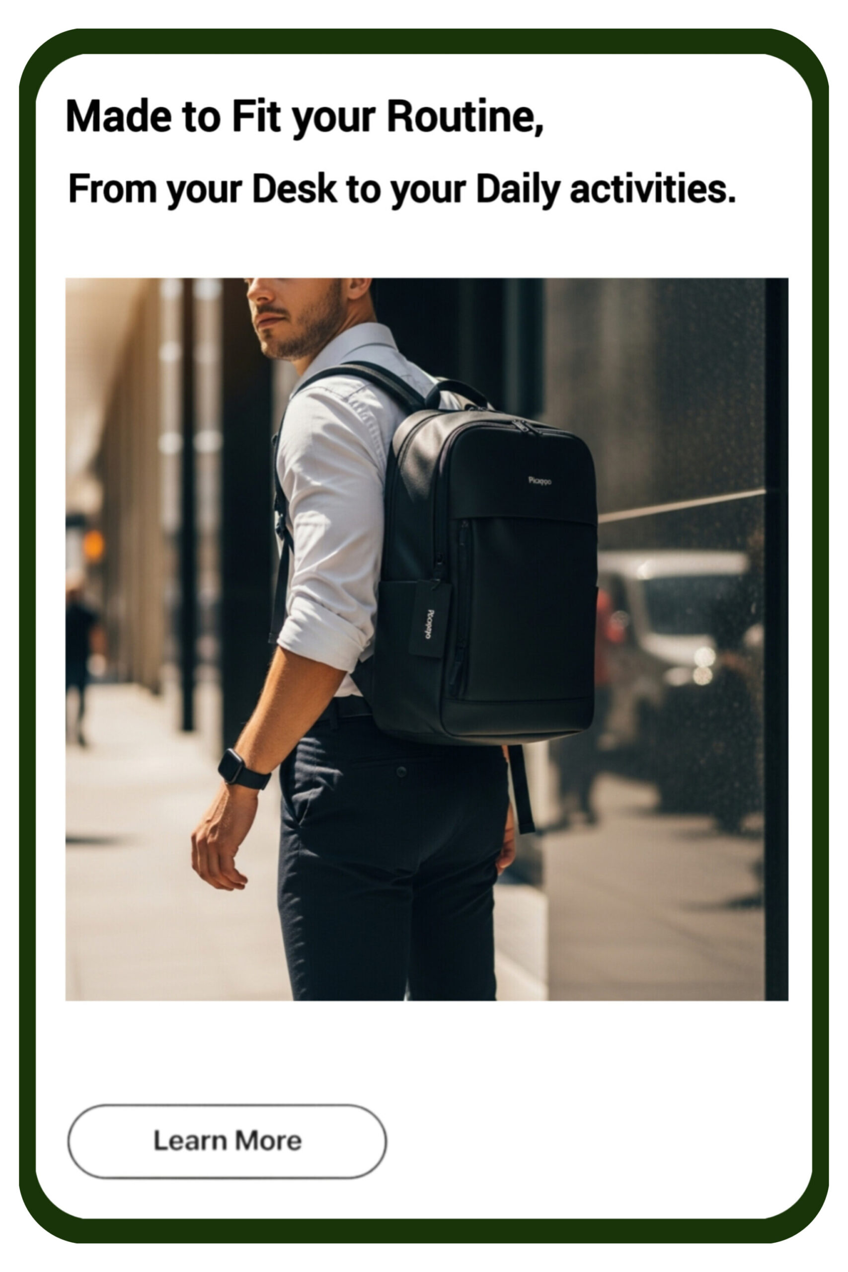 Made to fit your routine