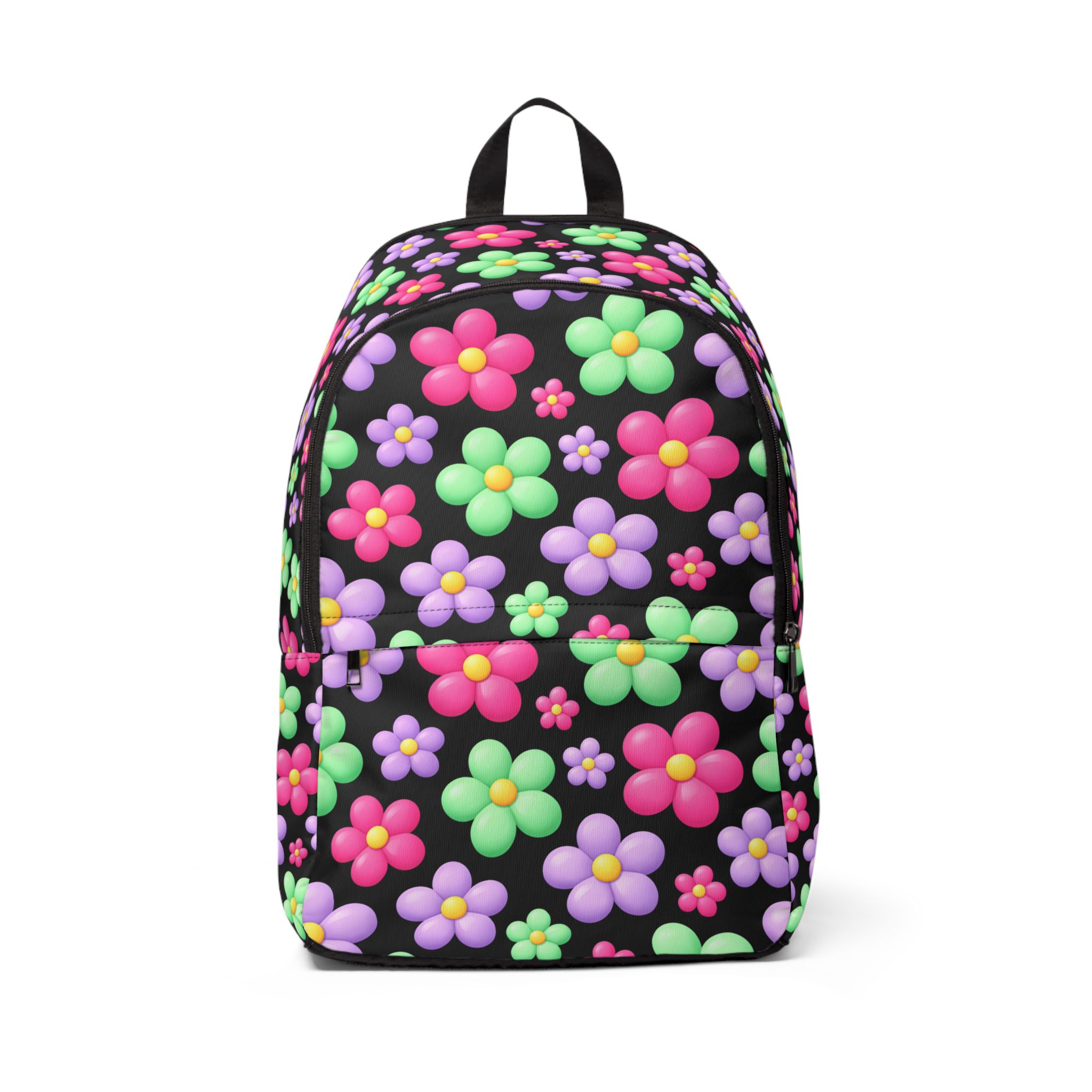 PICAPPO Laptop Travel Backpack for School — Flower Student Backpack Lightweight, Waterproof Daily Protection Bag