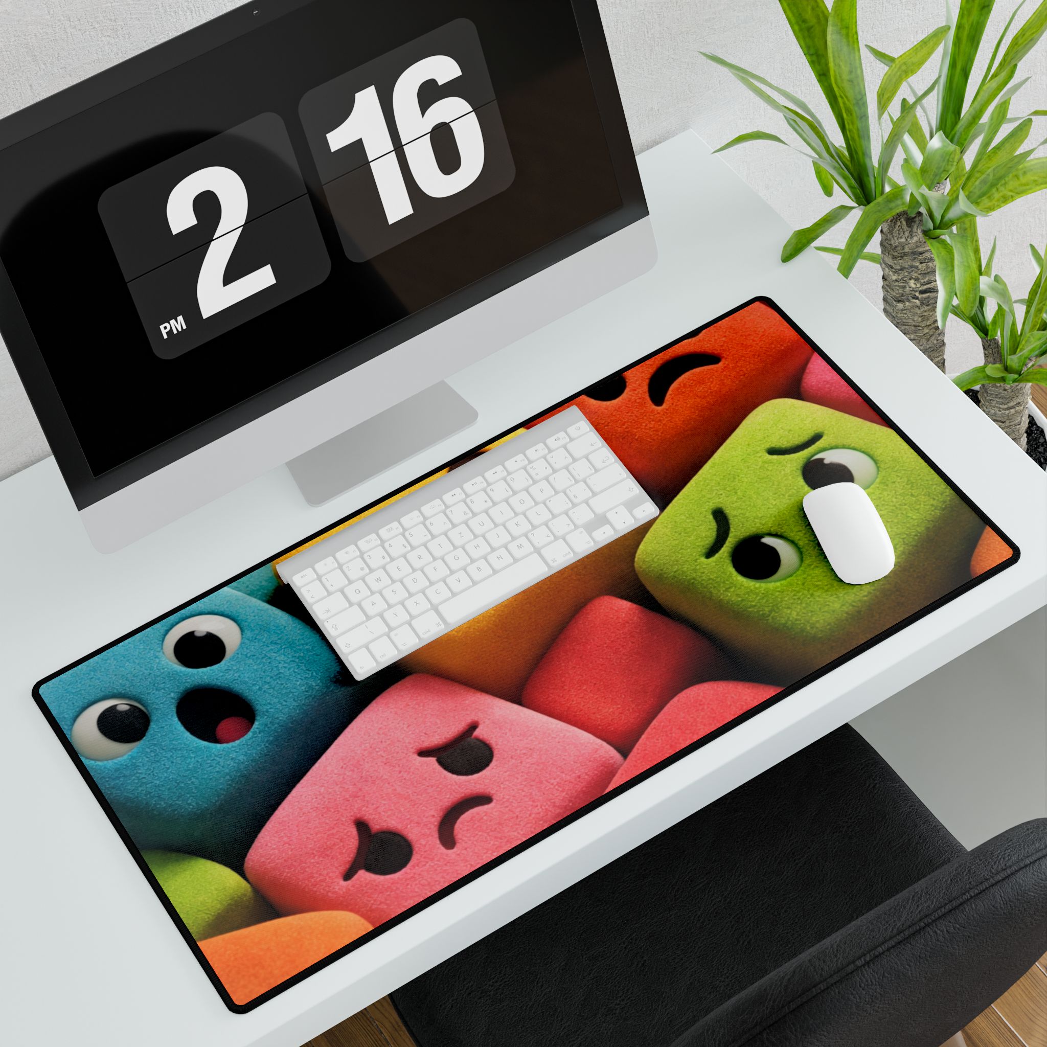 PICAPPO Desk Mat Pad Large Desk Mat for Daily Workspaces, Subtle Comfort Desk Upgrade - Image 3