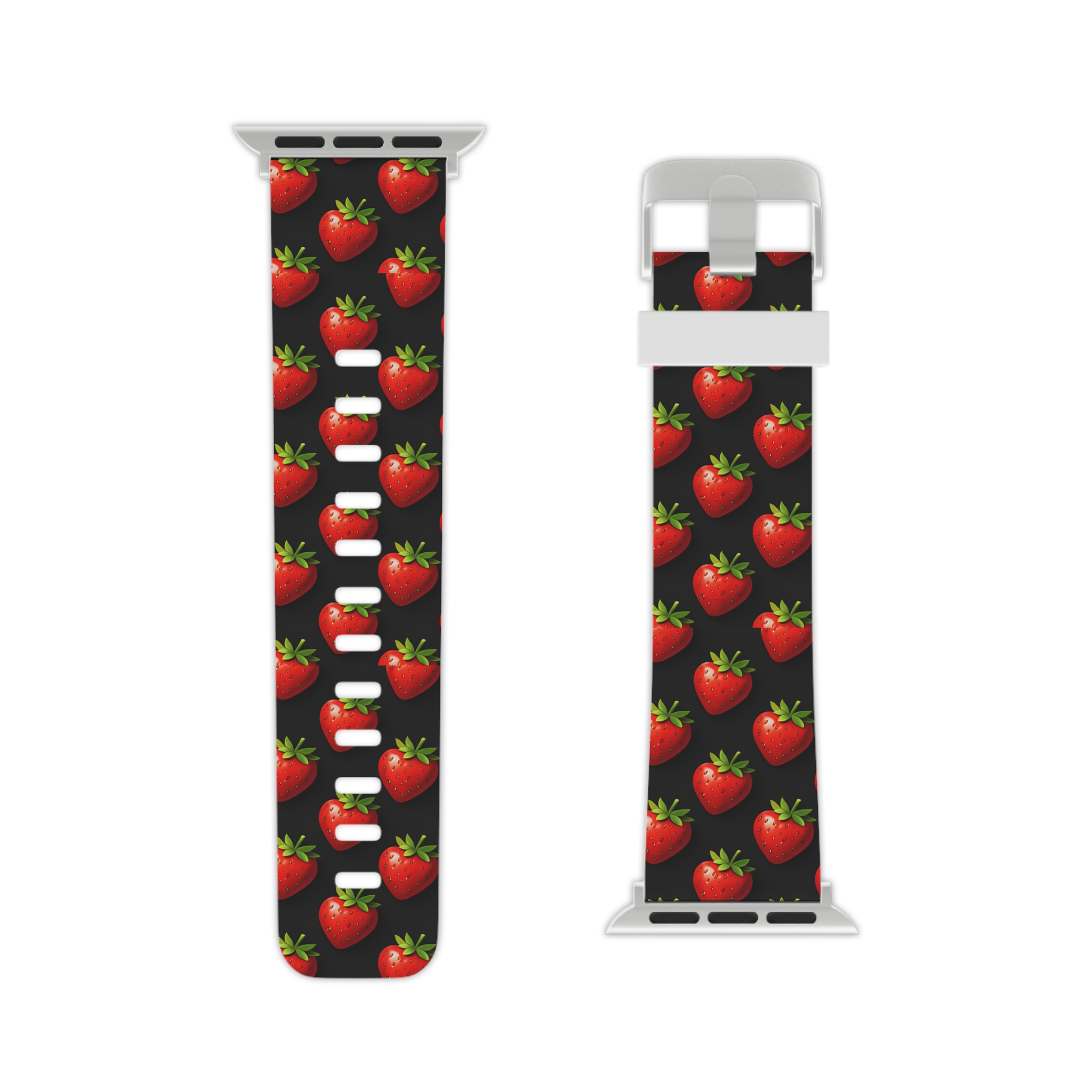 PICAPPO Band For Apple Watch Red Strawberry Pattern - Image 8
