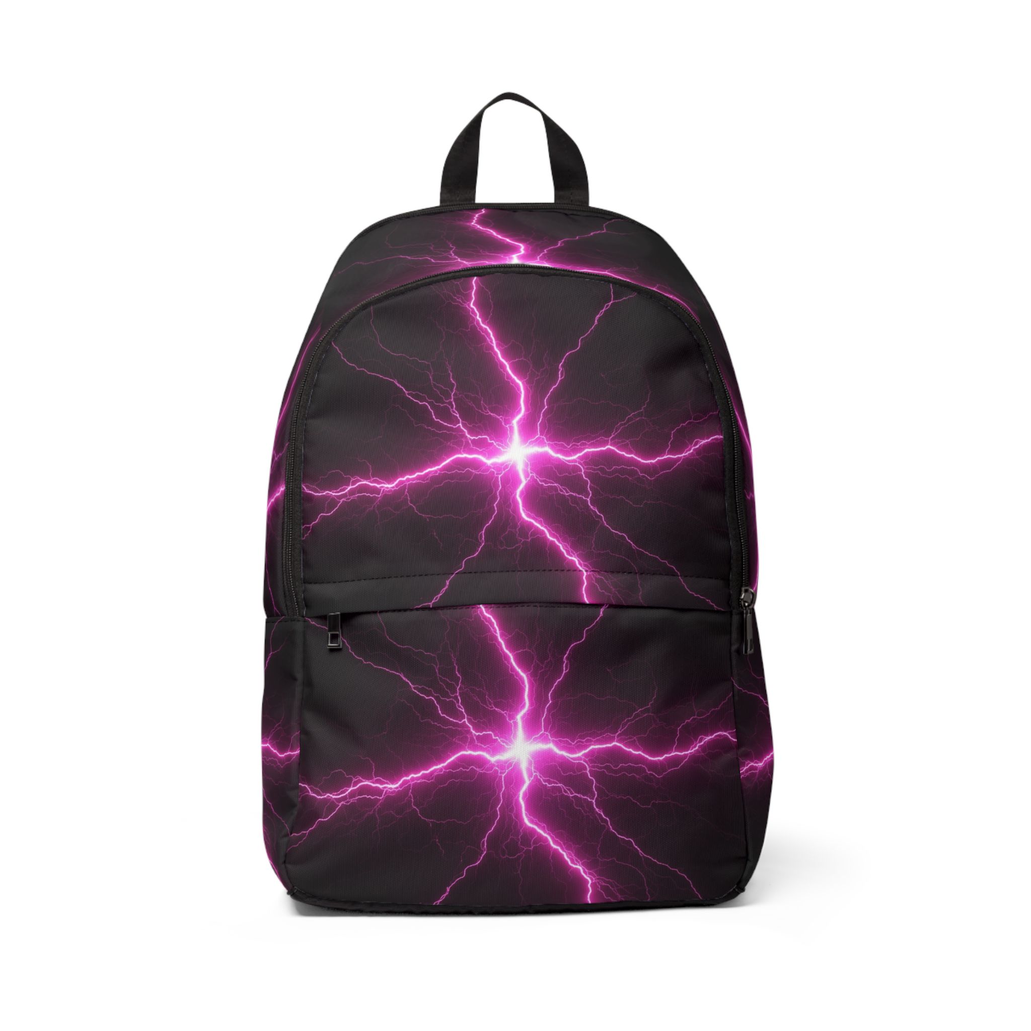 PICAPPO Laptop Travel Backpack for School Pink Electric Pattern Student Backpack Lightweight Bag