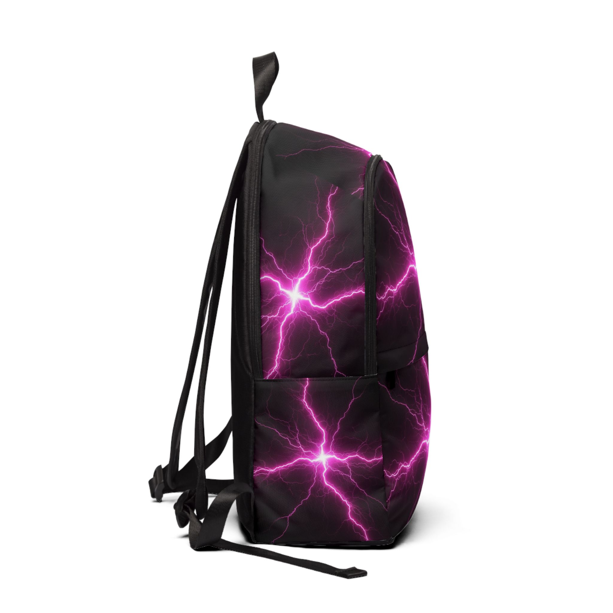 PICAPPO Laptop Travel Backpack for School Pink Electric Pattern Student Backpack Lightweight Bag - Image 2