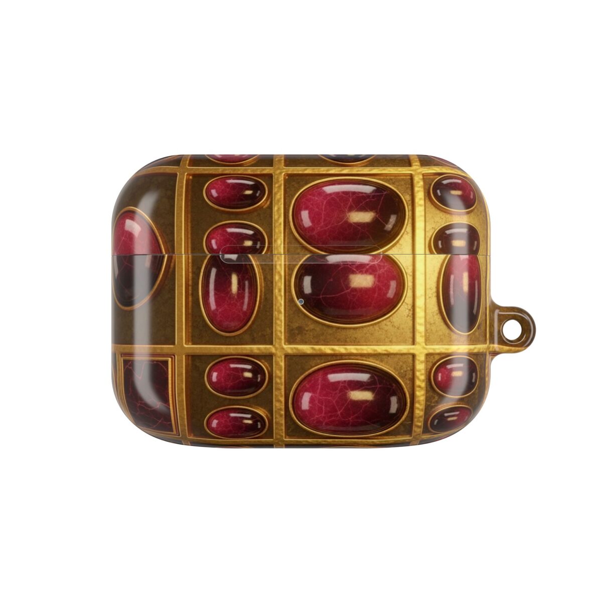 PICAPPO Gold Grid Jewel AirPods Pro Case — Premium Gift-Ready Protective Cover