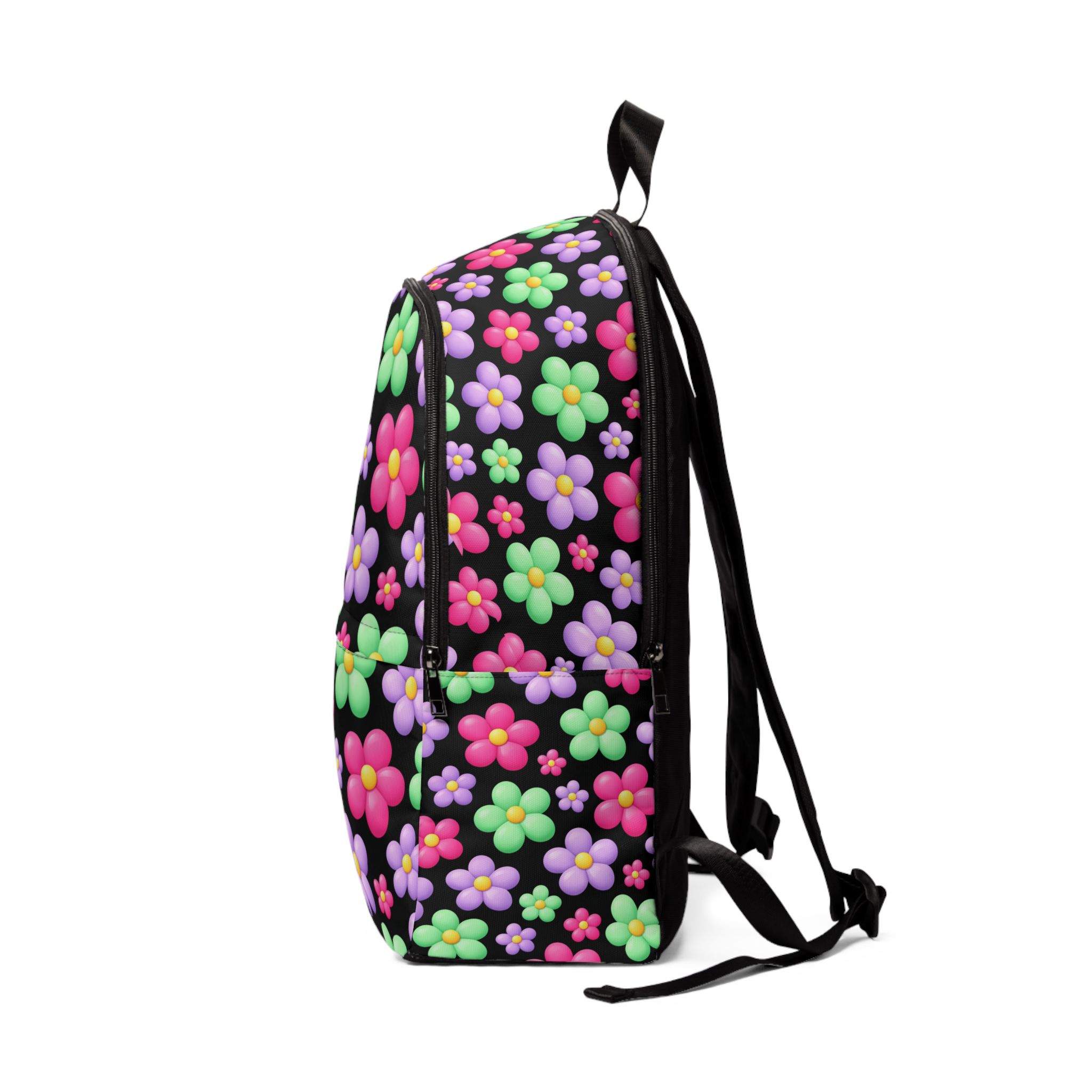 PICAPPO Laptop Travel Backpack for School — Flower Student Backpack Lightweight, Waterproof Daily Protection Bag - Image 3