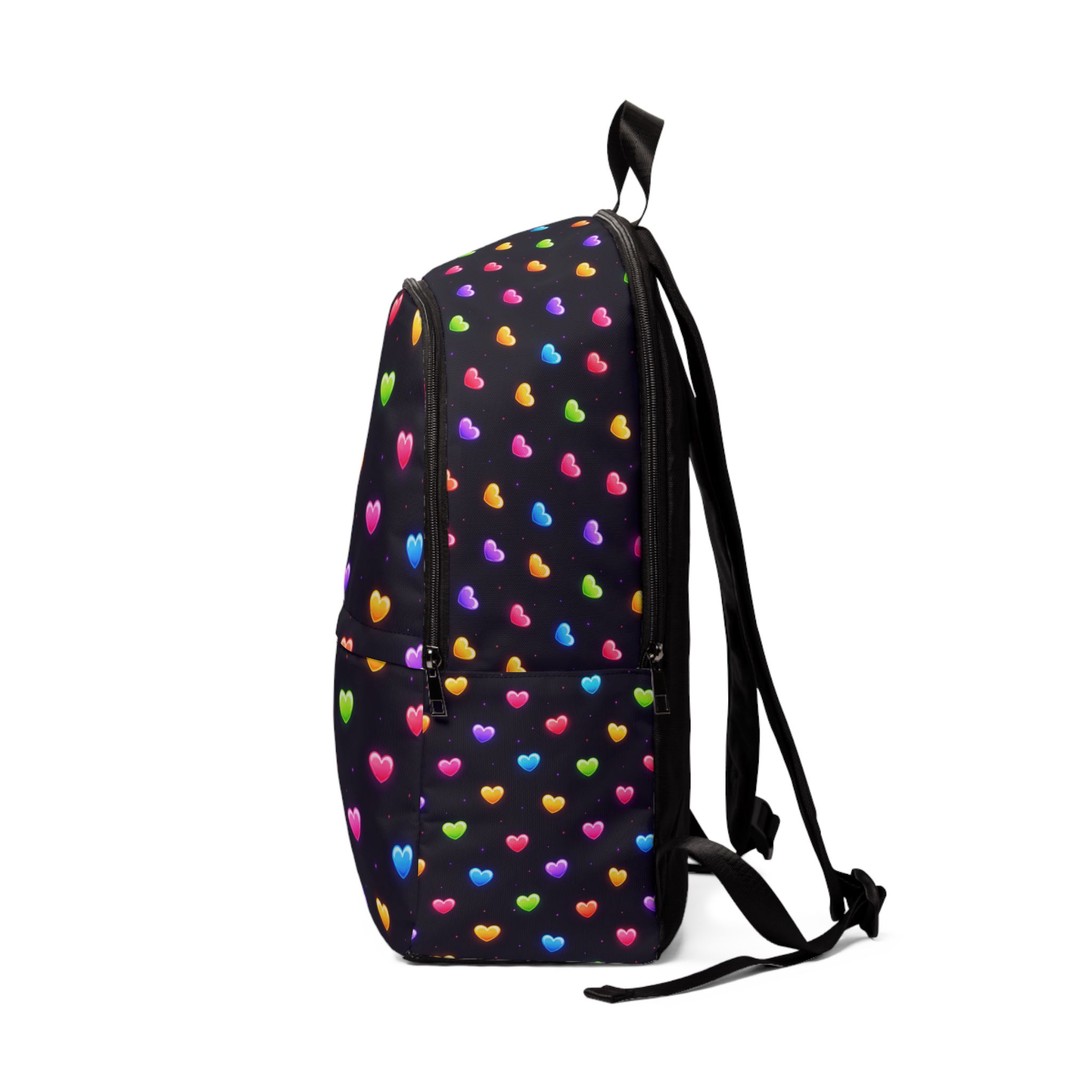 PICAPPO Laptop Travel Backpack for School — Love Heart Pattern Student Backpack Lightweight, Durable, Waterproof Bag - Image 3