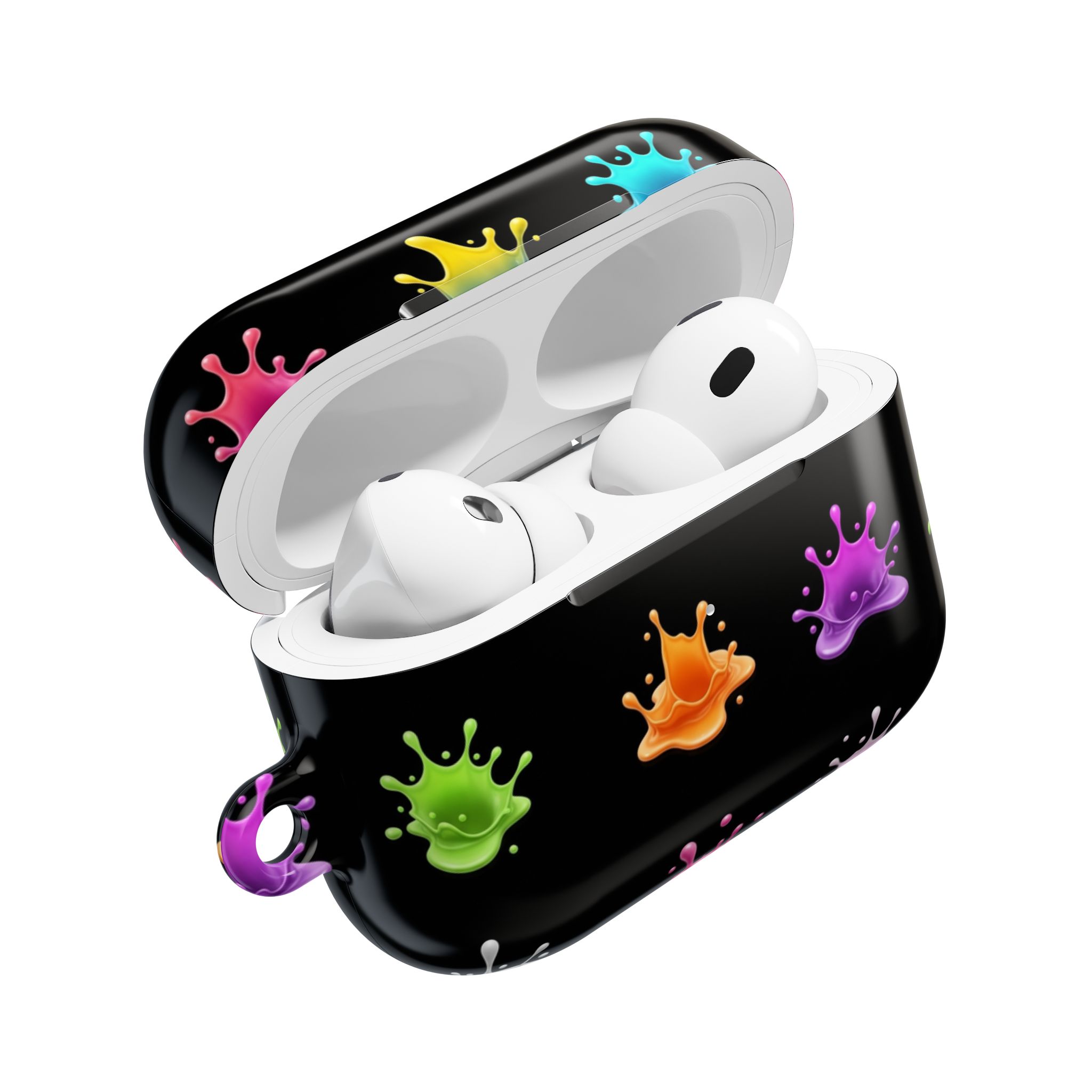 PICAPPO Neon Paint Splash AirPods Pro Case — Tough Protective Cover for Gym and Outdoor Use - Image 8