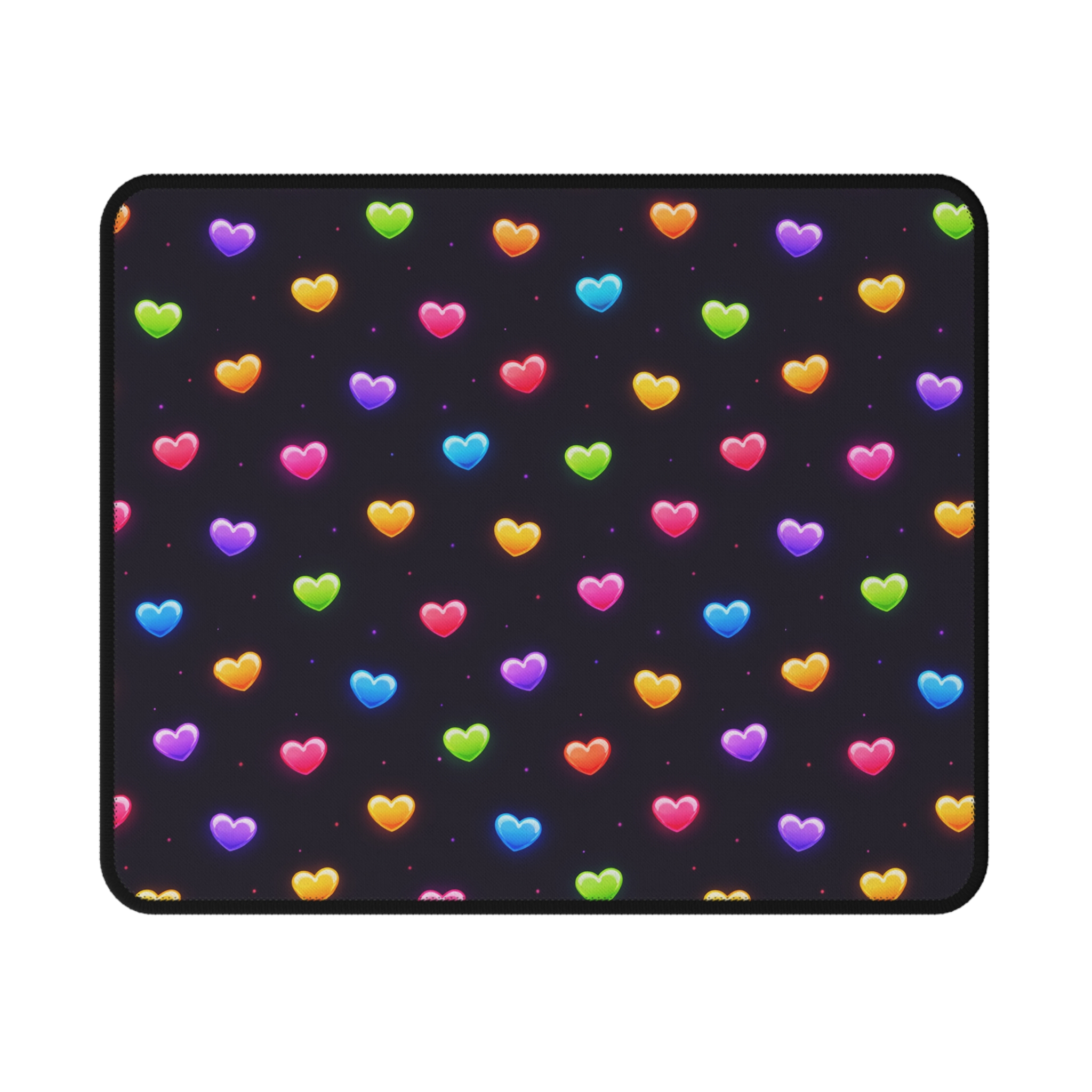 PICAPPO Gaming Mouse Pad Desk Mat Love Heart Pattern for Focused Workspaces, Large Non-Slip Surface