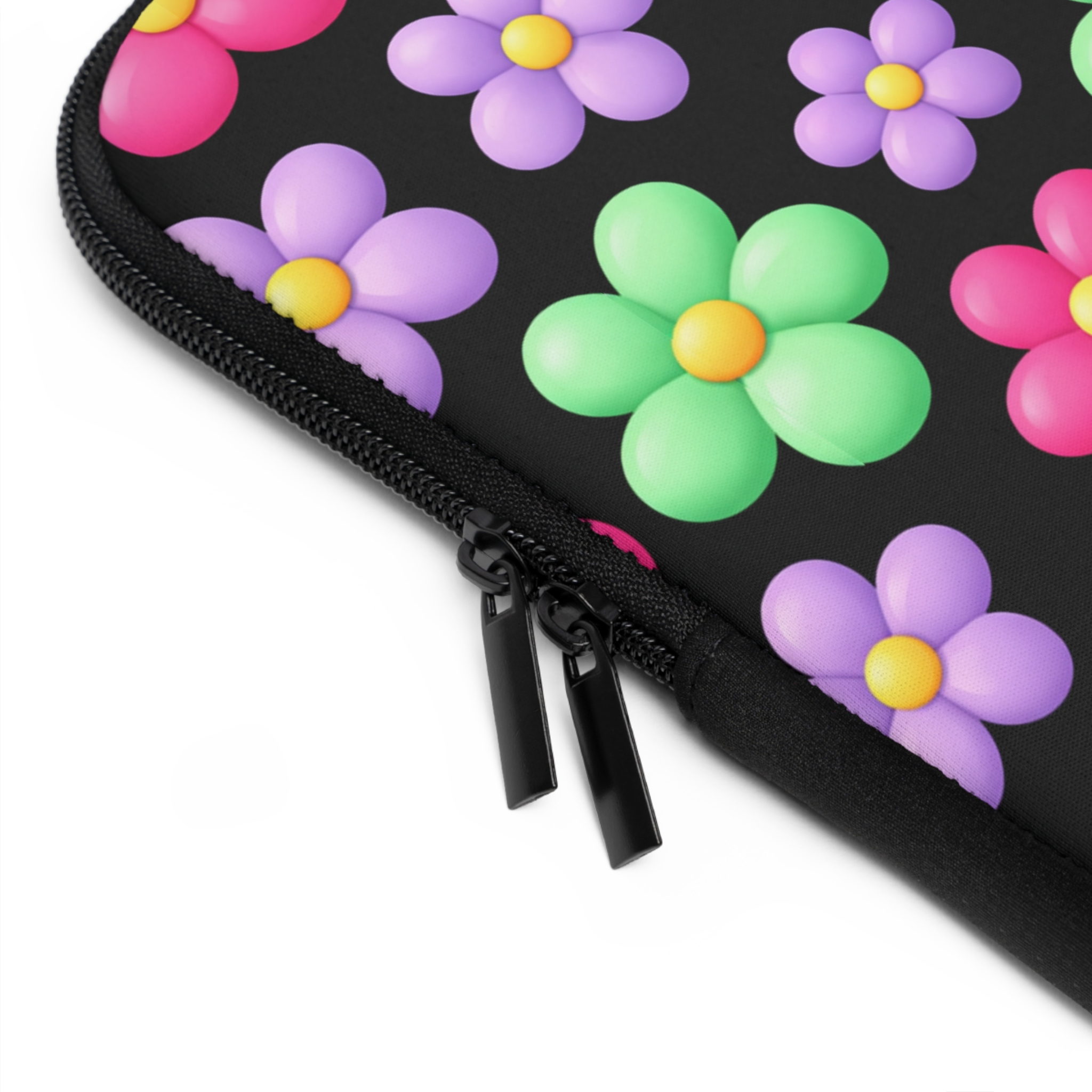 PICAPPO Floral Pop Laptop Sleeve Case for Focused Workdays – Quiet, Lightweight Laptop Cover - Image 7