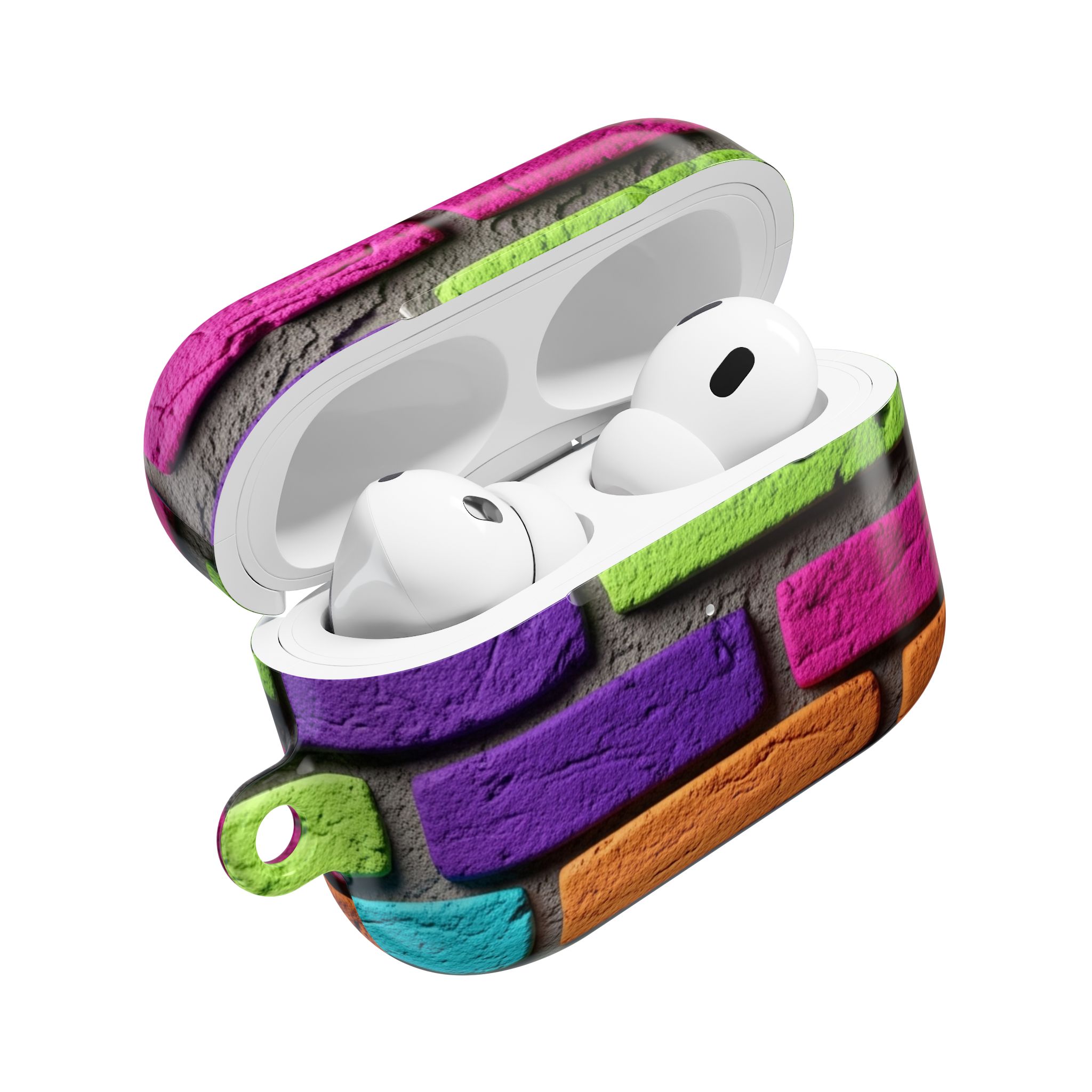 PICAPPO Colorful Brick AirPods Pro Case — Protective Cover for Stylish On-the-Go Use - Image 8
