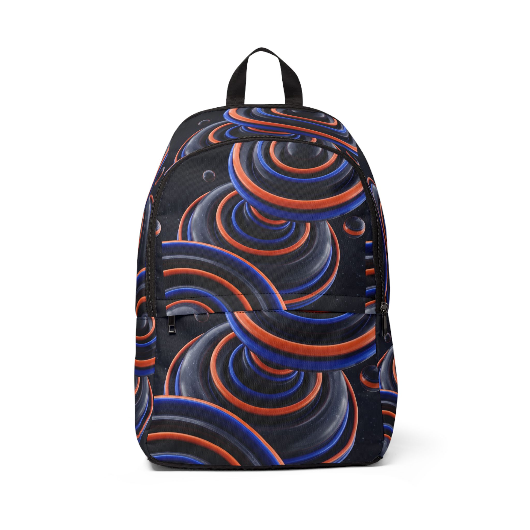 PICAPPO Laptop Travel Backpack for School Neon Swirl Student Backpack with Ergonomic Design and Lightweight, Protective Bag
