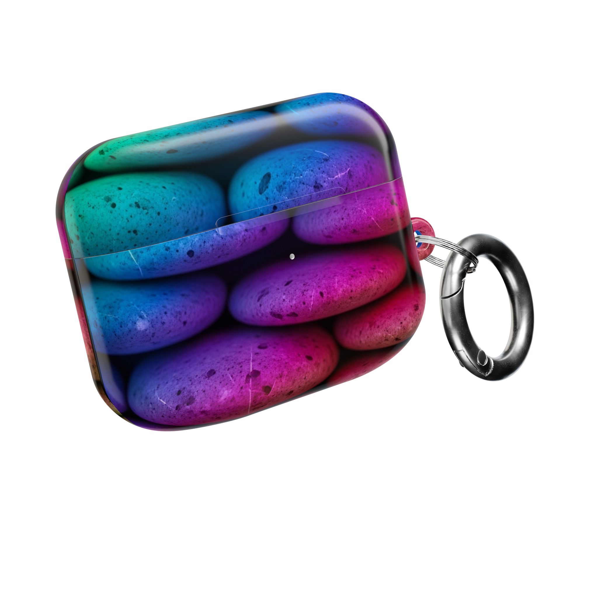 PICAPPO Colourful Pebbles AirPods Pro Case — Elegant Everyday Protective Case for Stylish Professionals - Image 3
