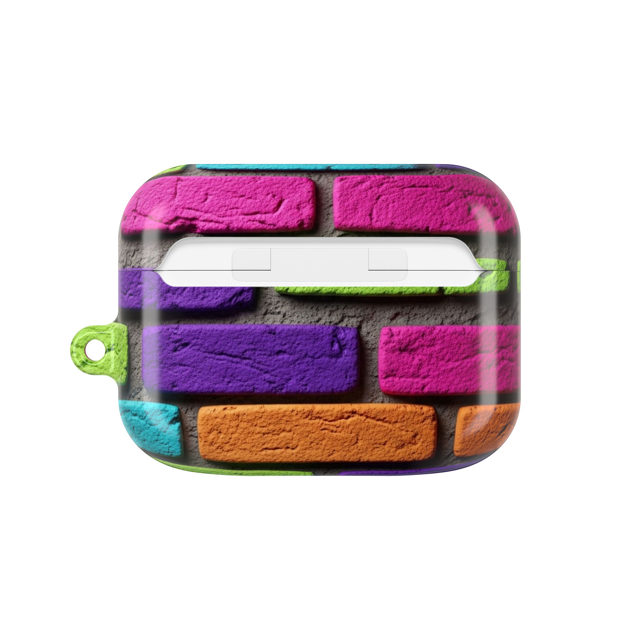 PICAPPO Colorful Brick AirPods Pro Case — Protective Cover for Stylish On-the-Go Use - Image 2