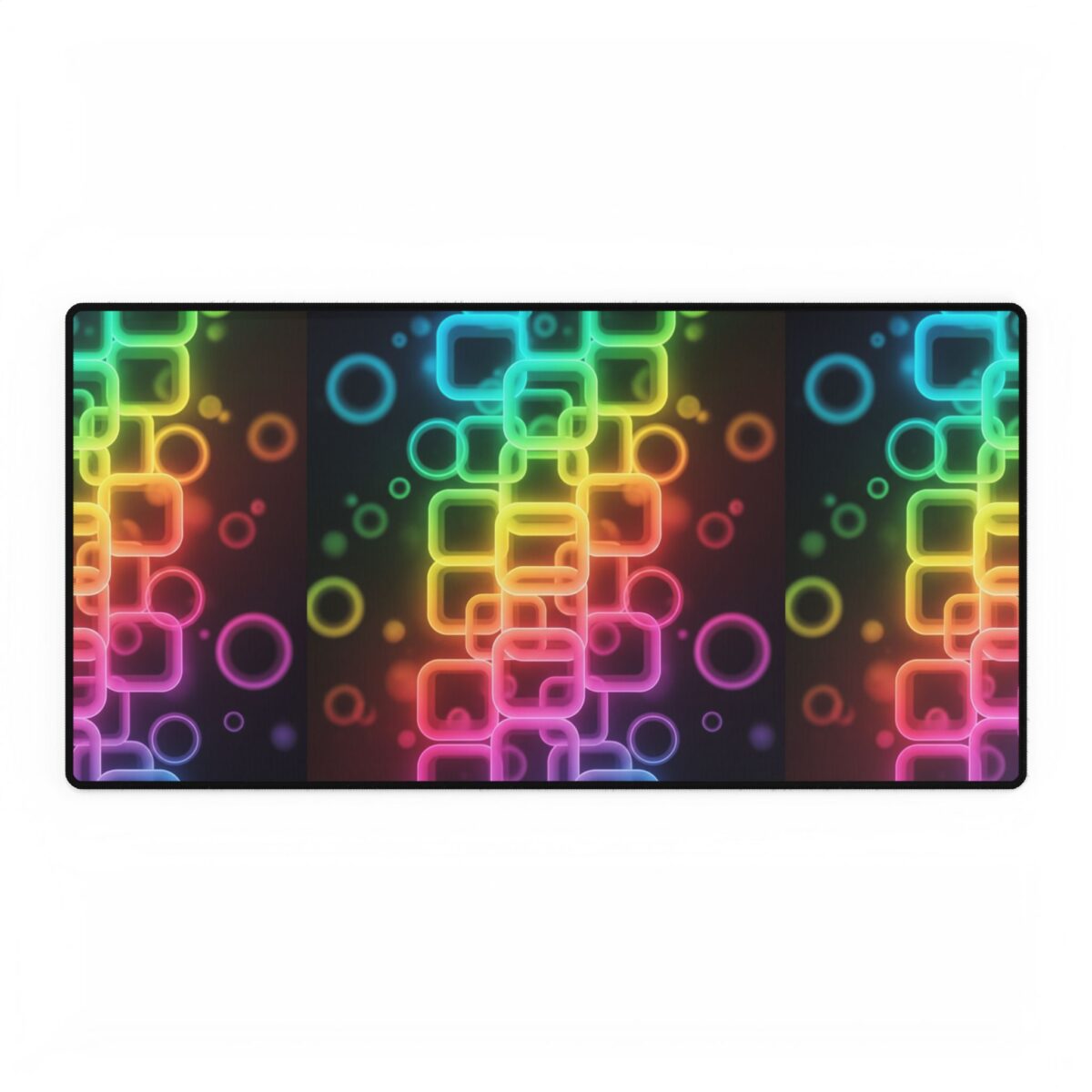 PICAPPO Neon Desk Mat Pad Large Office Desk Mat for Clean Workstations, Gaming Mousepad