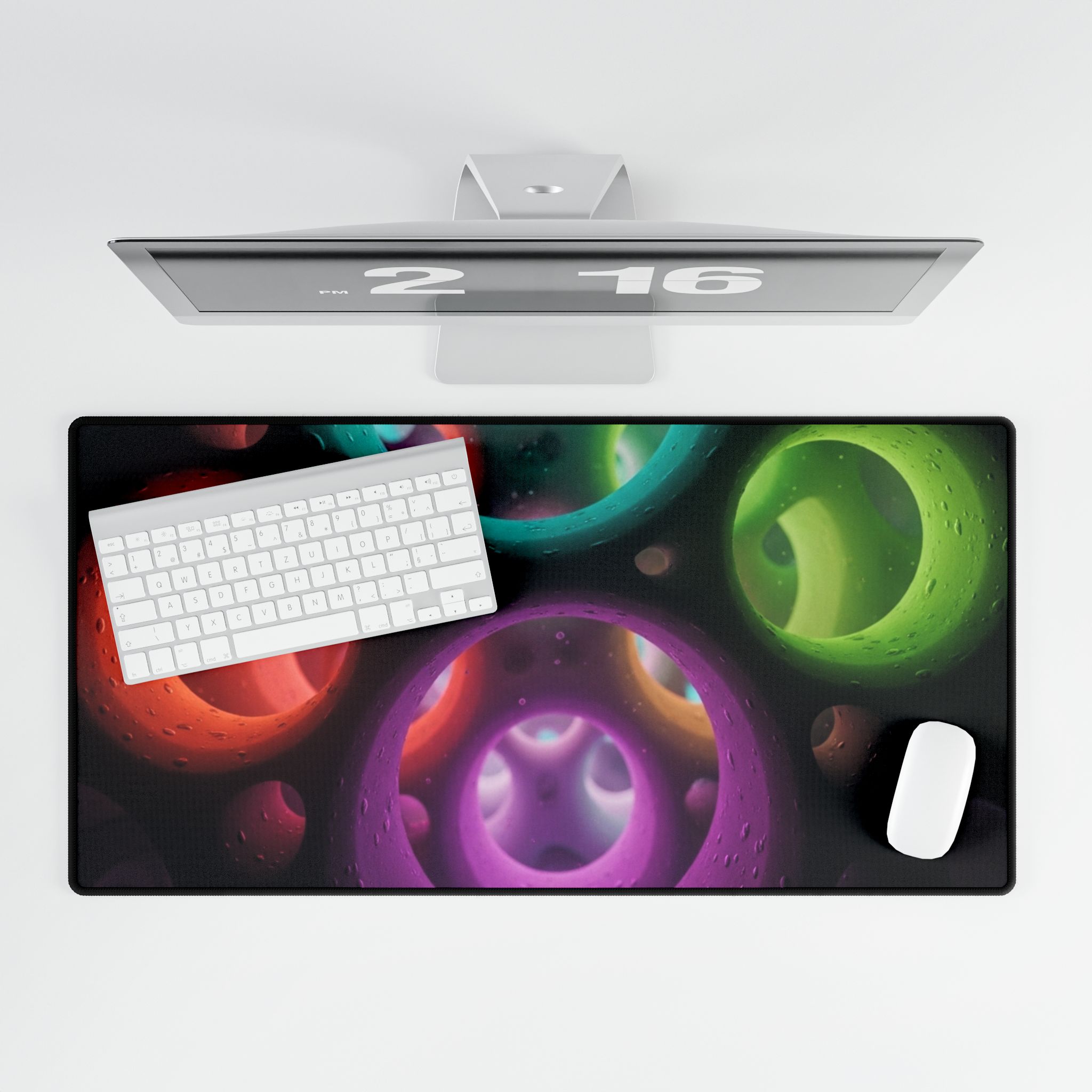 PICAPPO Desk Mat Pad Large Keyboard Desk Mat for Office and Gaming, Clean Workspace Comfort for Professionals and Students - Image 4