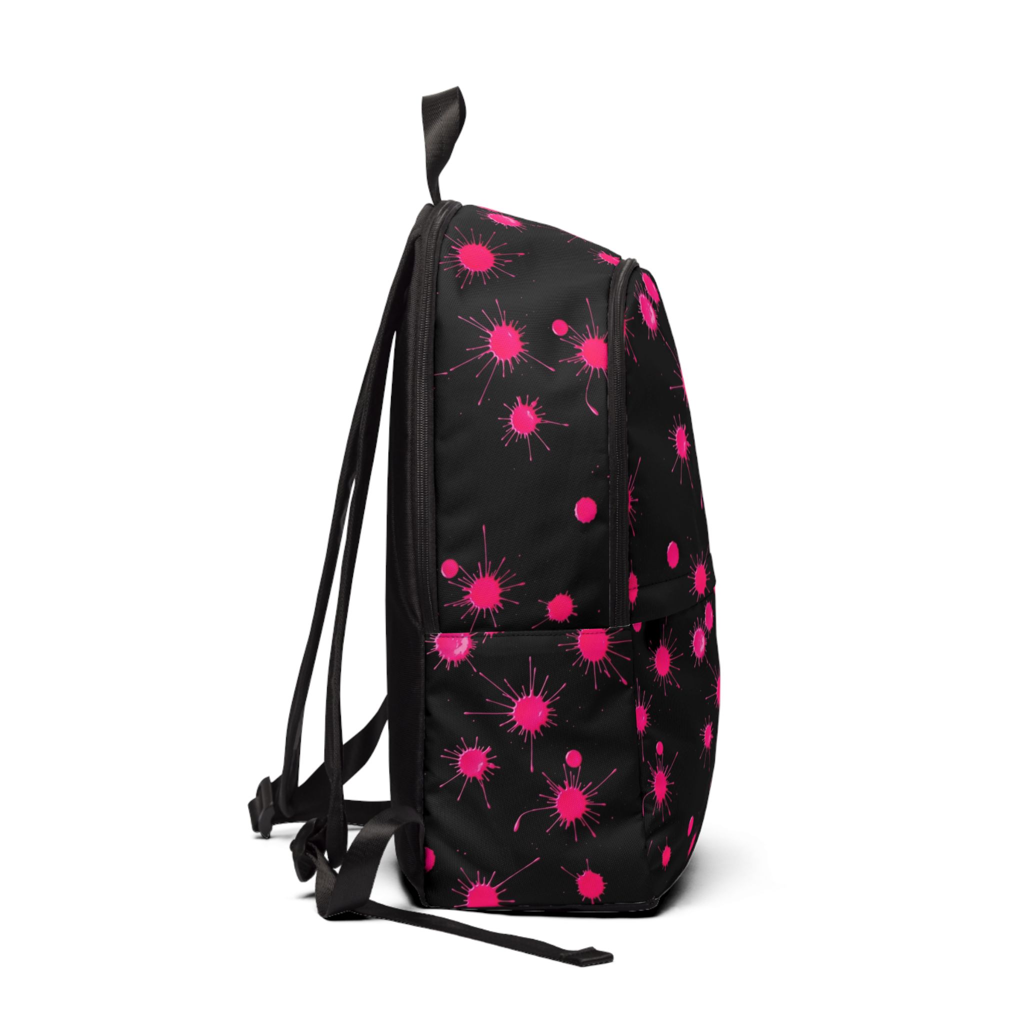 PICAPPO Laptop Travel Backpack for School Dotted Pink Pattern Student Backpack Lightweight and Protective Bag - Image 2
