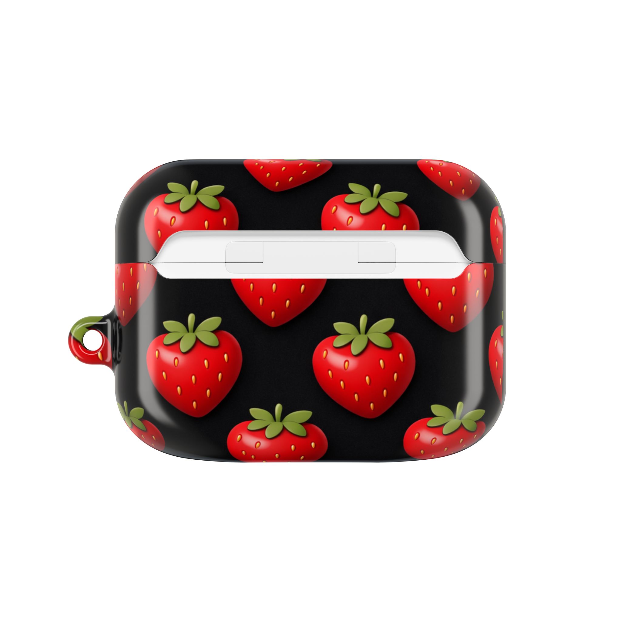 PICAPPO Red Strawberry Pattern AirPods Pro Case for Daily Use and Gifting - Image 2