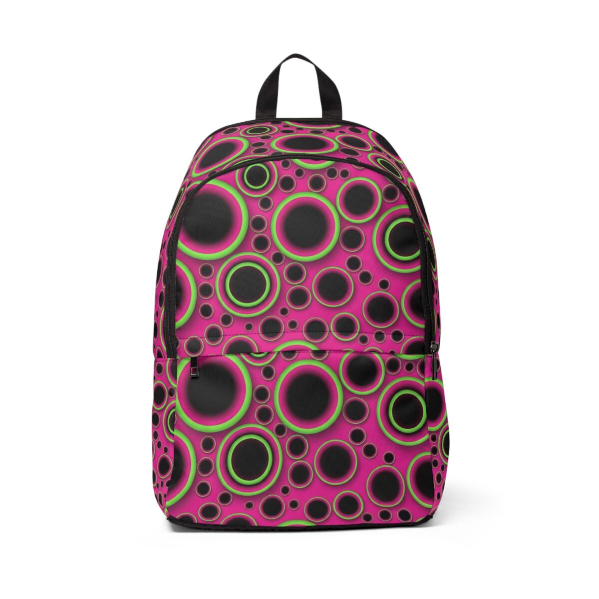 PICAPPO Laptop Travel Backpack for School, Pink Neon Pattern Student Backpack, Premium Protection and Comfortable Bag