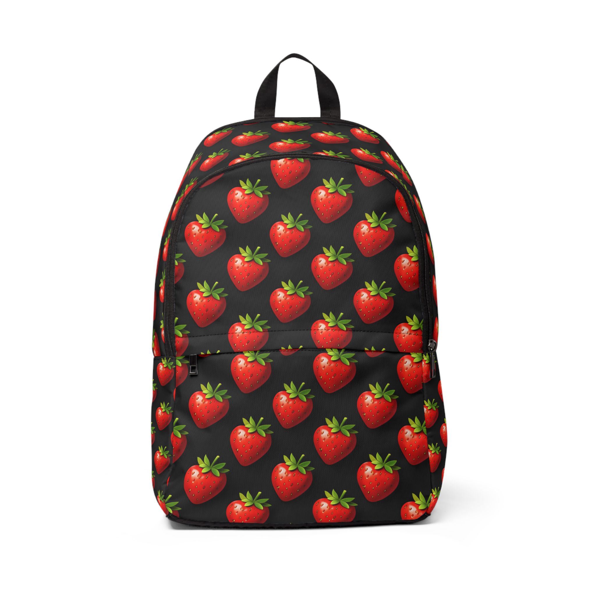 PICAPPO Laptop Travel Backpack for School — Strawberry Pattern Student Backpack Lightweight Comfort Bag