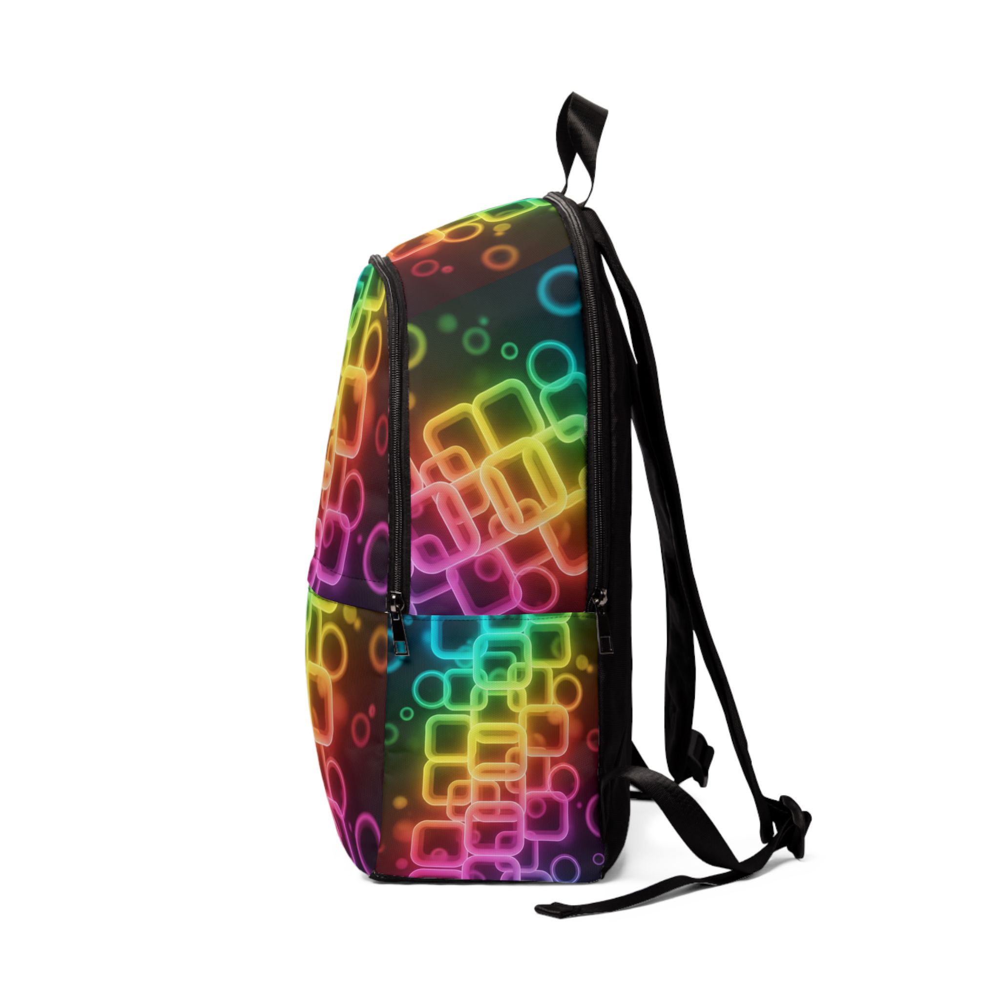 PICAPPO Neon Glow Laptop Travel Backpack for School, Reliable, Weather-Resistant Bag for Students - Image 3