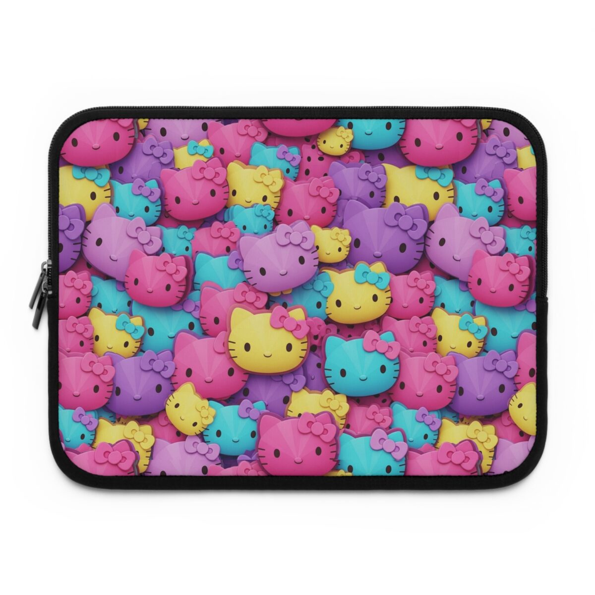 PICAPPO Kawaii Kitty Laptop Sleeve Case for Parents on the Go – Durable, Lightweight Cover