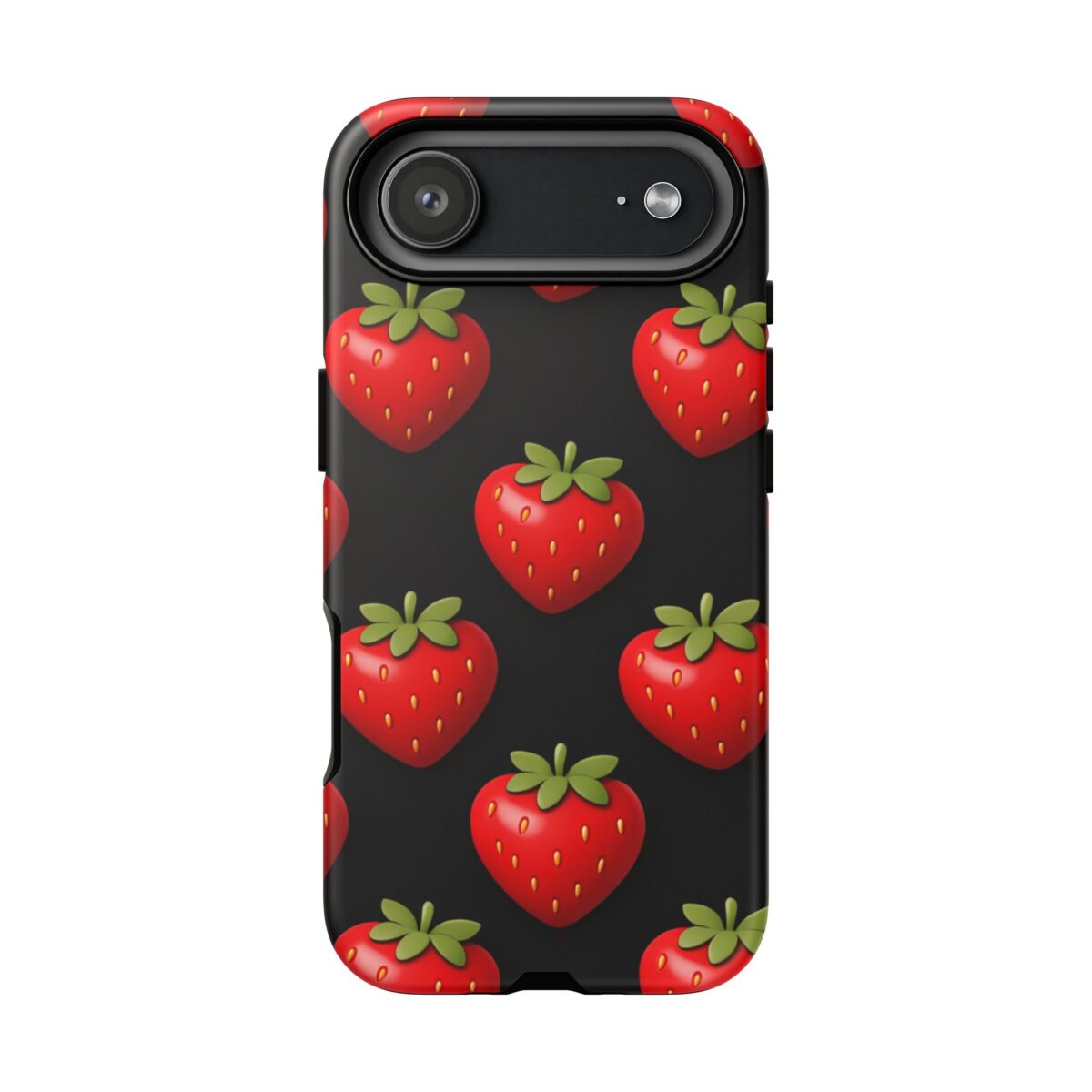 PICAPPO iPhone 17 Air Case Red Strawberry Pattern for Safe Device Protection