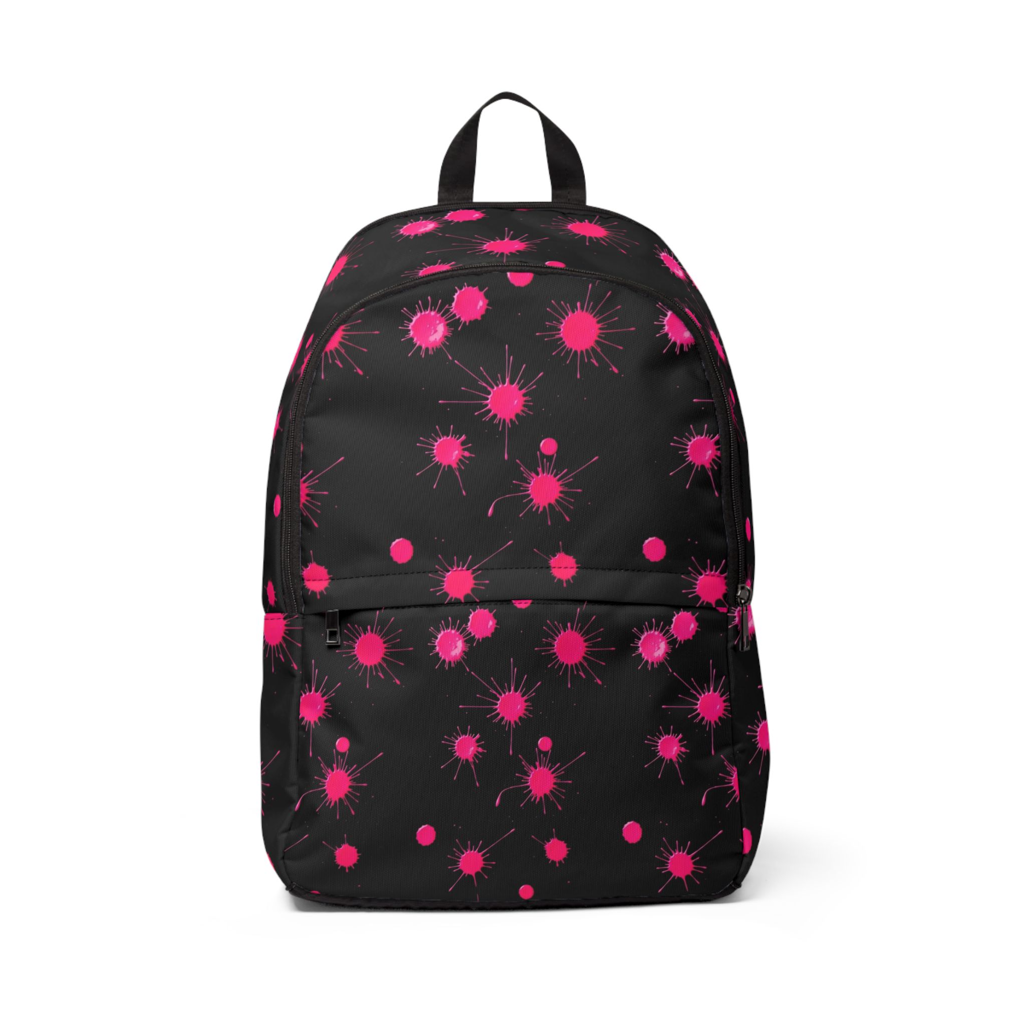 PICAPPO Laptop Travel Backpack for School Dotted Pink Pattern Student Backpack Lightweight and Protective Bag