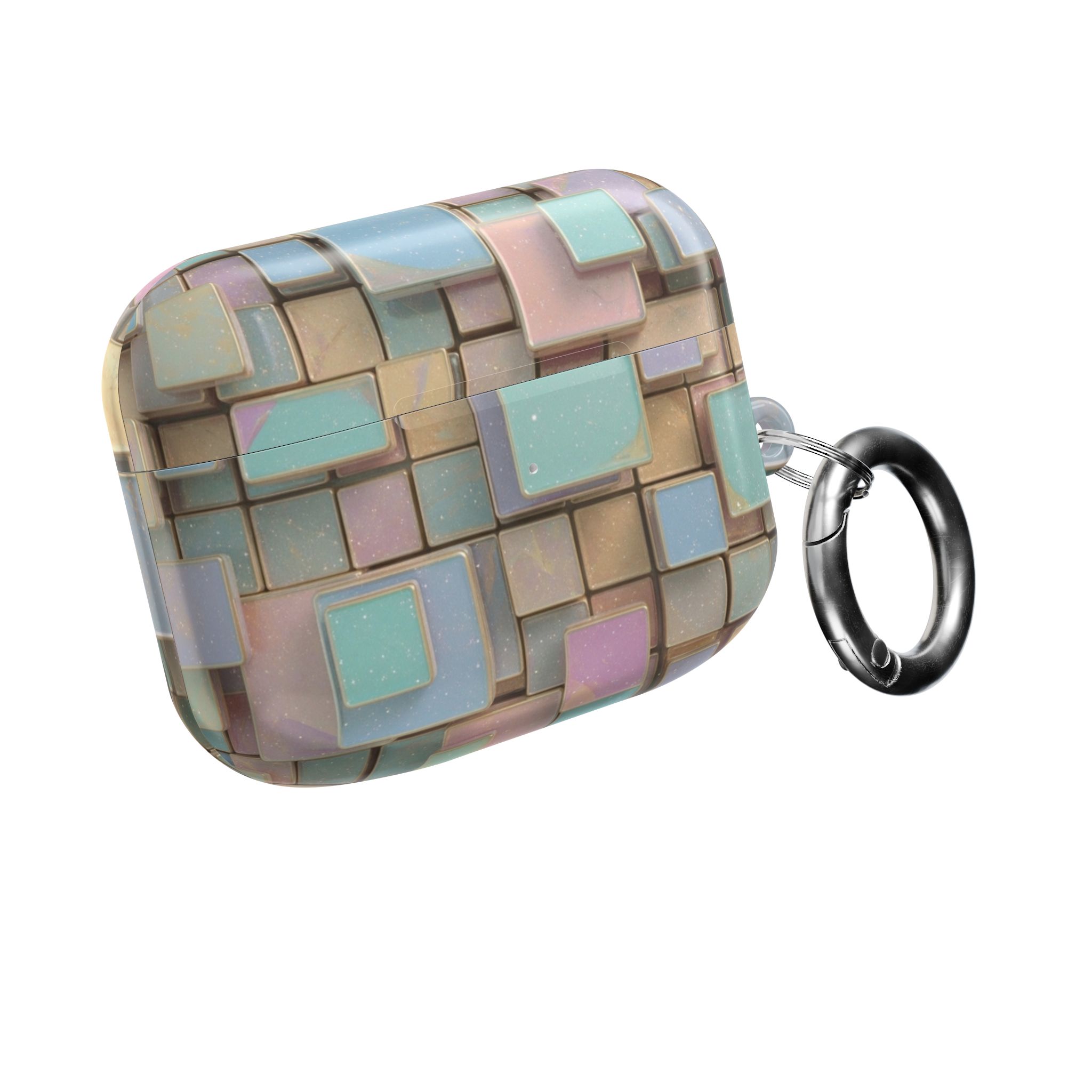 PICAPPO Pastel Geometric AirPods Pro Case — Chic and Protective Case for Home and Office - Image 3