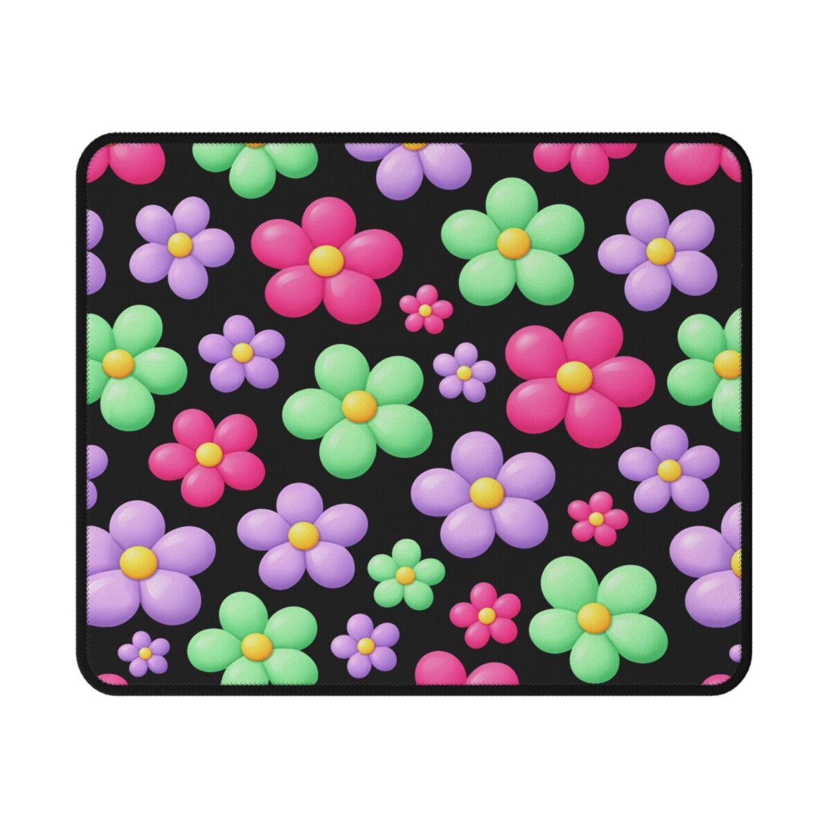 PICAPPO Gaming Mouse Pad Desk Mat Flower Bubble Pattern, Large Non-Slip Surface for Reliable Anywhere Use