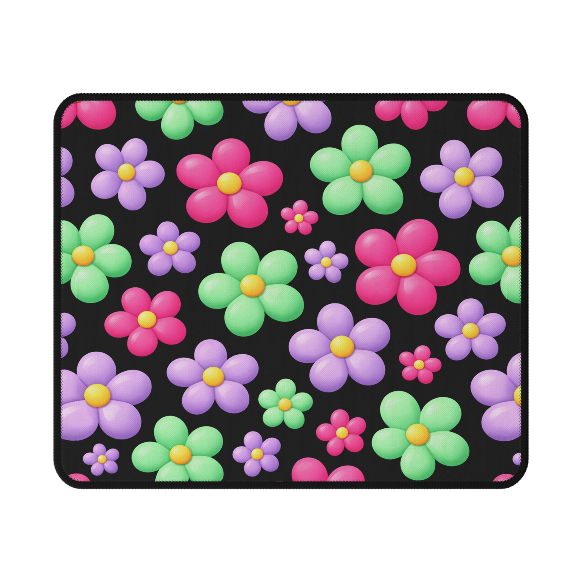 PICAPPO Gaming Mouse Pad Desk Mat Flower Bubble Pattern, Large Non-Slip Surface for Reliable Anywhere Use