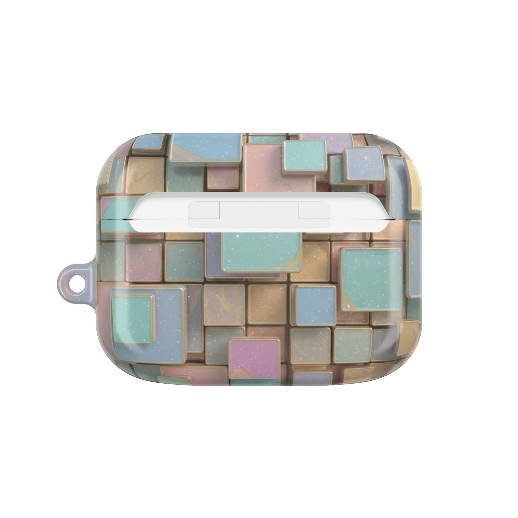 PICAPPO Pastel Geometric AirPods Pro Case — Chic and Protective Case for Home and Office - Image 2
