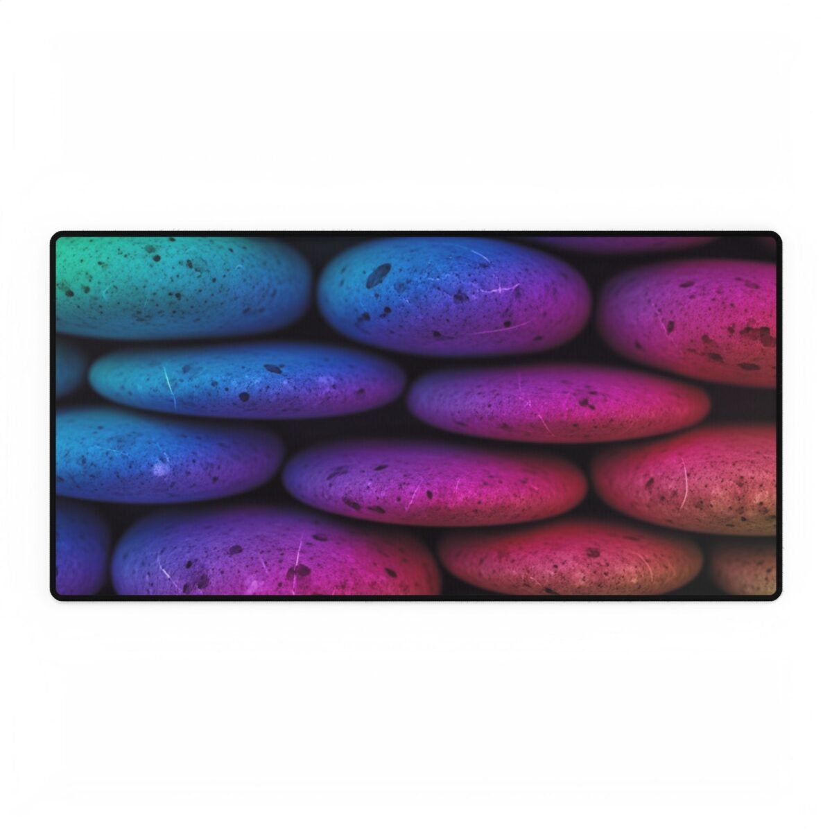 PICAPPO Pink Pebble Desk Mat Pad Large Office and Gaming Desk Mat for Daily Use