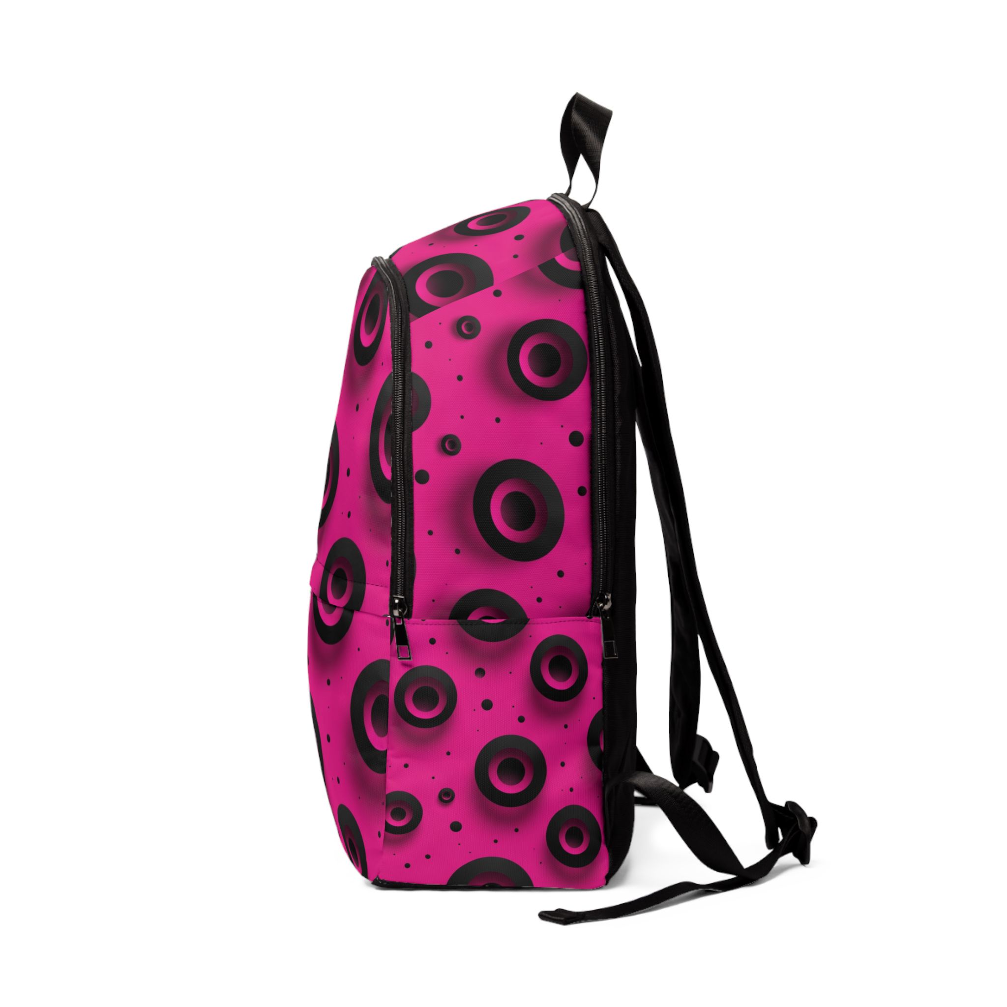 PICAPPO Pink Polka dot Laptop Travel Backpack for School, Student Backpack with Organized Compartments and Lightweight, Waterproof Bag - Image 3