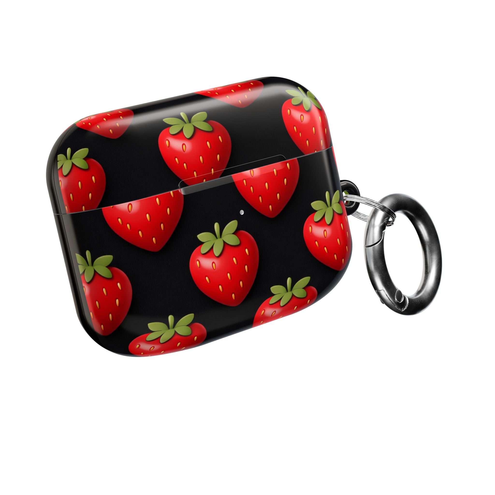 PICAPPO Red Strawberry Pattern AirPods Pro Case for Daily Use and Gifting - Image 3