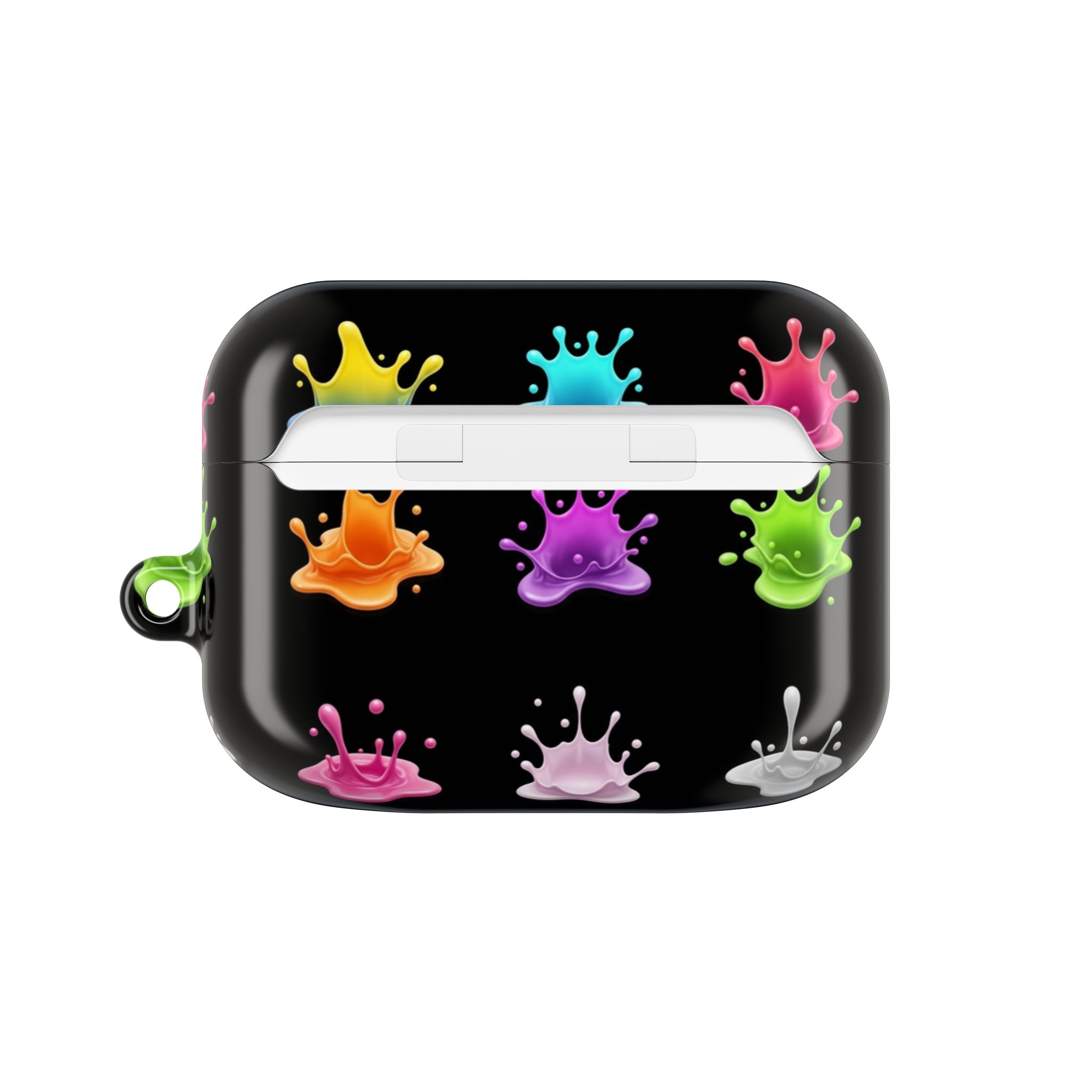 PICAPPO Neon Paint Splash AirPods Pro Case — Tough Protective Cover for Gym and Outdoor Use - Image 2