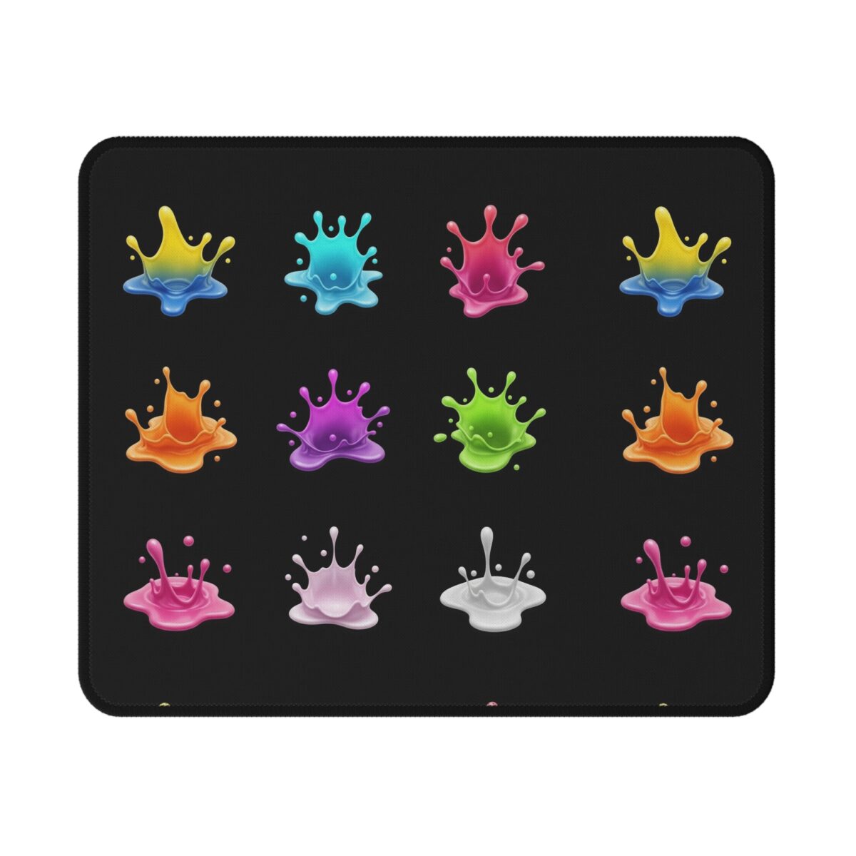 PICAPPO Color Splash Gaming Mouse Pad Desk Mat for Professionals, Large Non-Slip Surface for Precision and Comfort