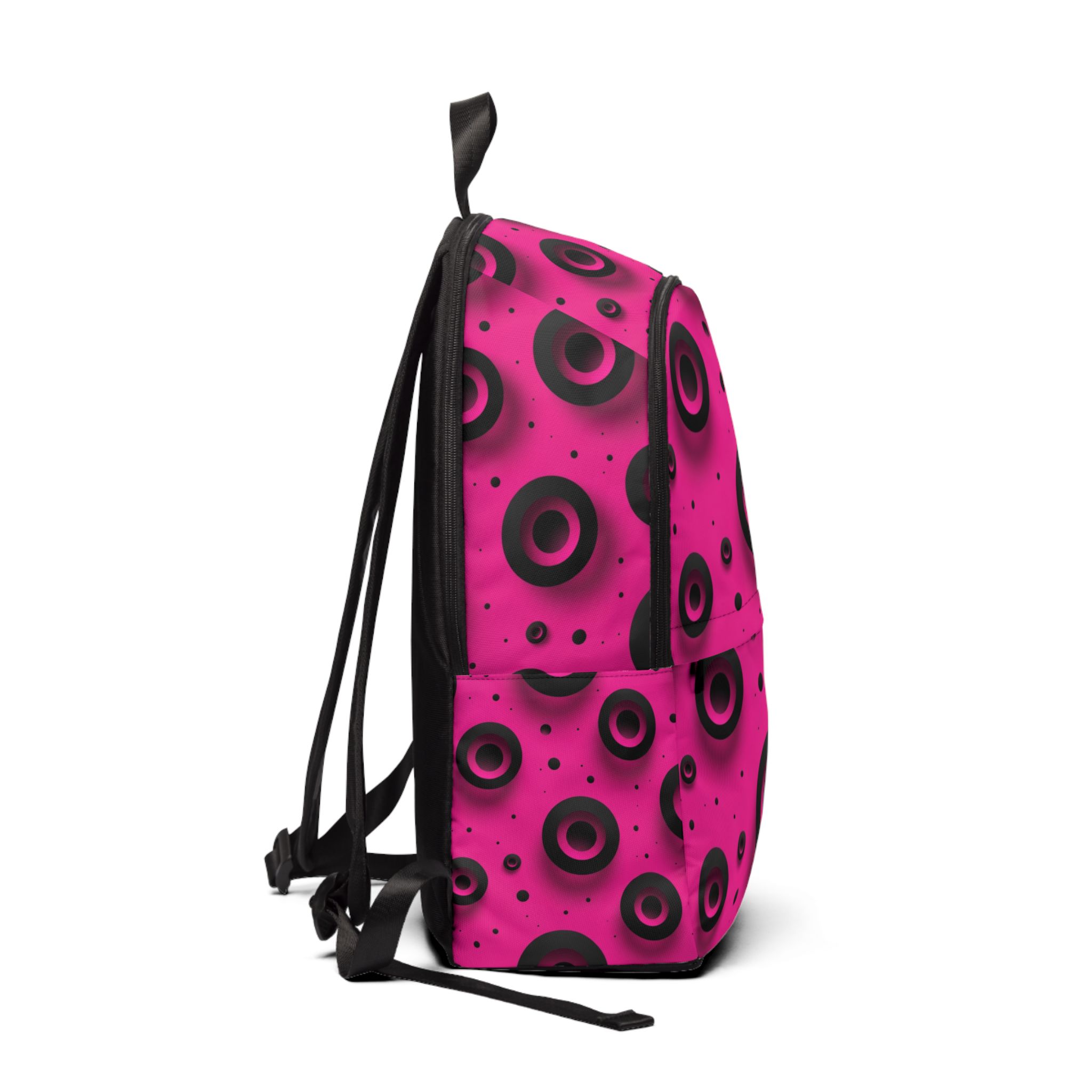 PICAPPO Pink Polka dot Laptop Travel Backpack for School, Student Backpack with Organized Compartments and Lightweight, Waterproof Bag - Image 2