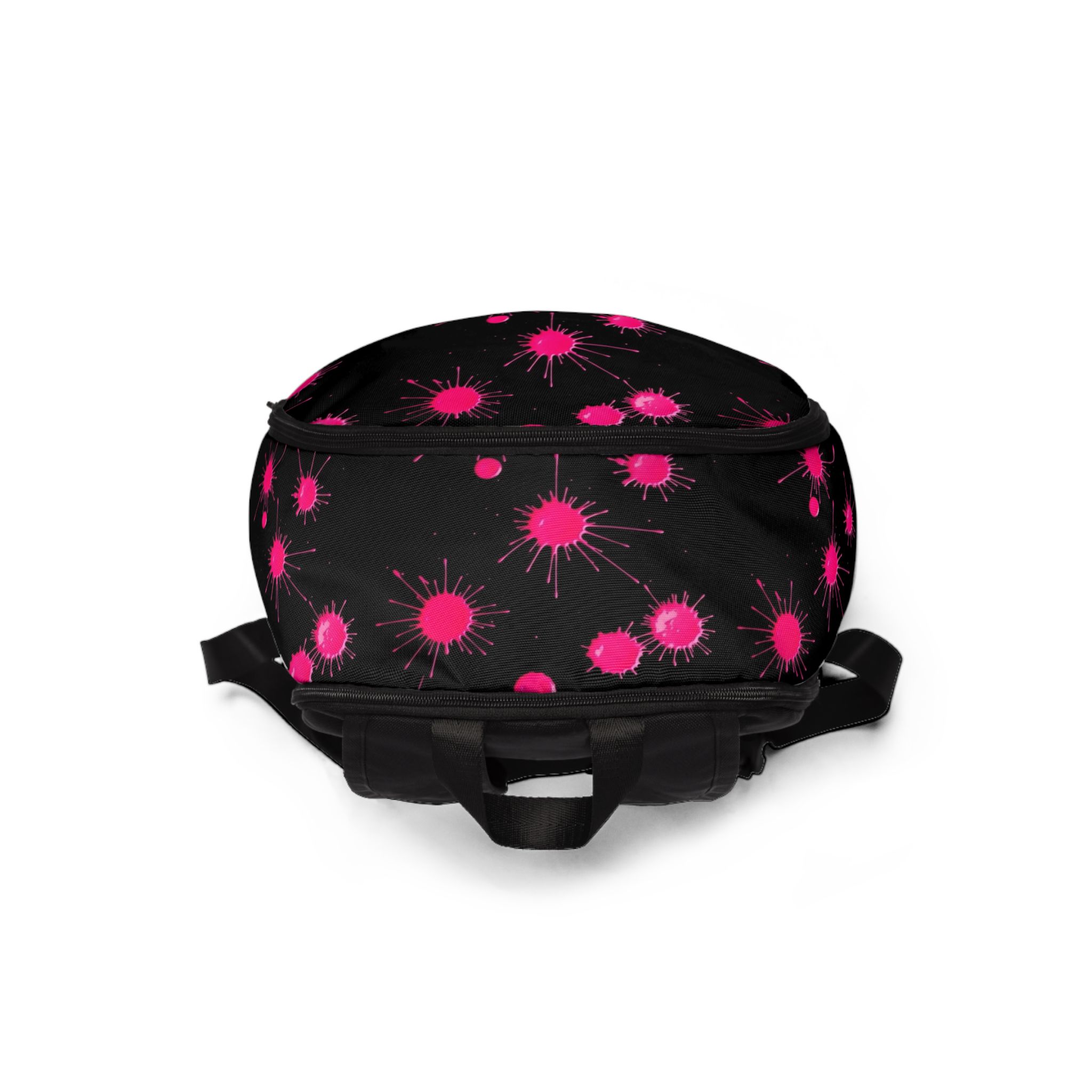 PICAPPO Laptop Travel Backpack for School Dotted Pink Pattern Student Backpack Lightweight and Protective Bag - Image 4