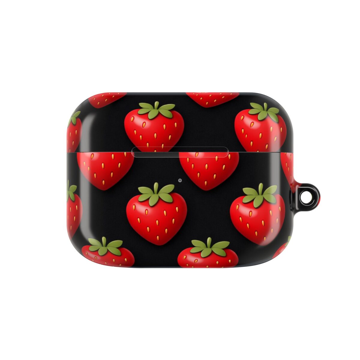 PICAPPO Red Strawberry Pattern AirPods Pro Case for Daily Use and Gifting