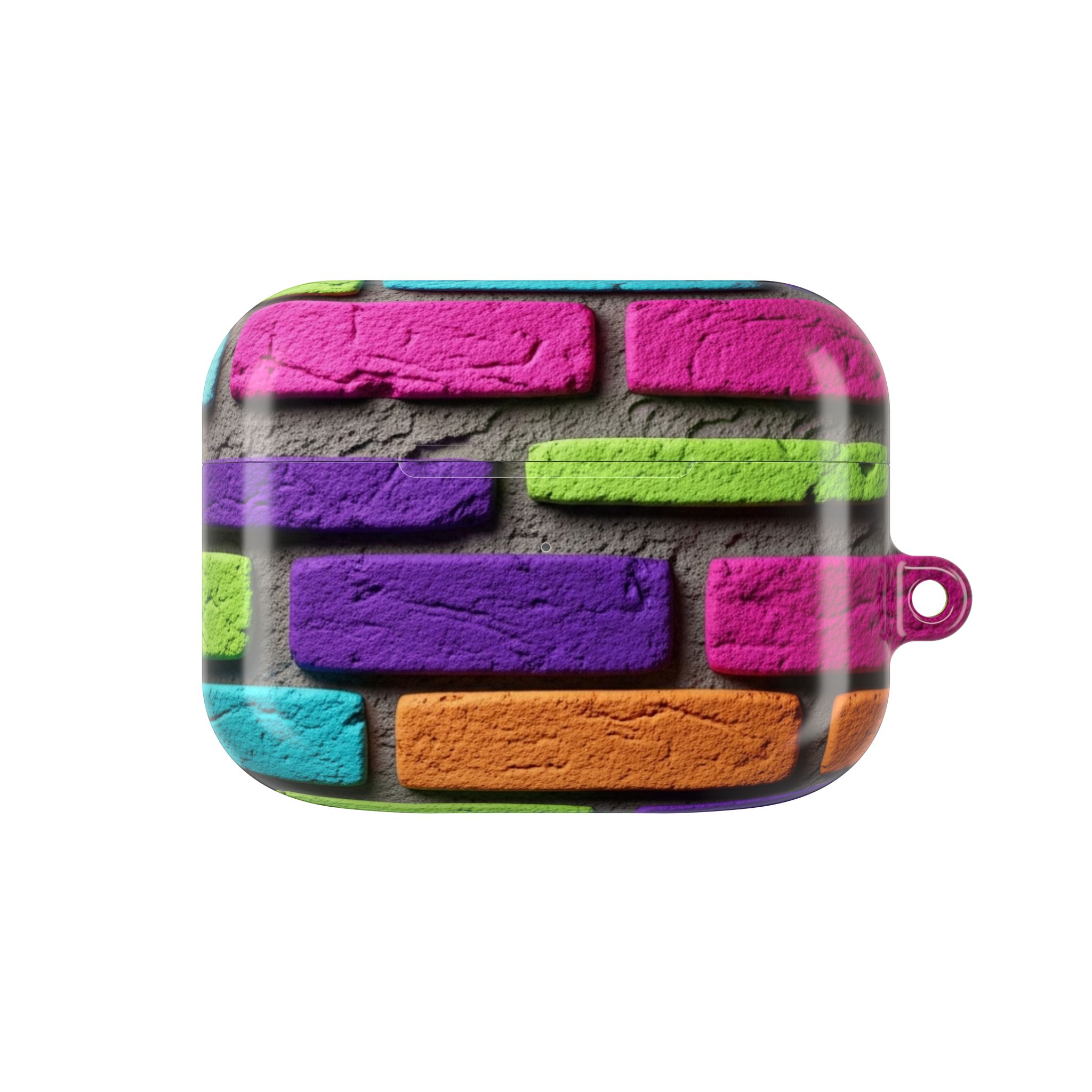 PICAPPO Colorful Brick AirPods Pro Case — Protective Cover for Stylish On-the-Go Use