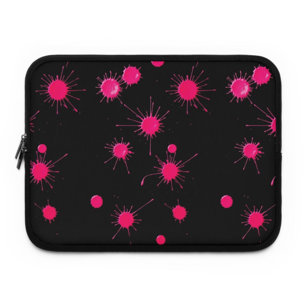 PICAPPO Travel Laptop Case Sleeve Hot Dotted Pink Paint Splatter  — Protective Case for Artists & Trendsetters