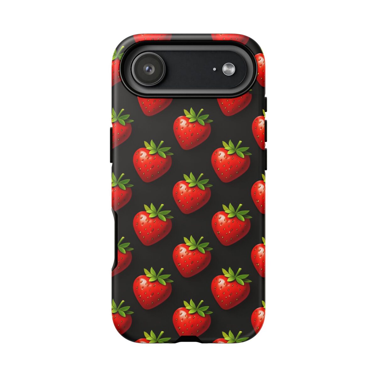 PICAPPO iPhone 17 Air Case Strawberry Pattern Daily Use Light Protection Cover