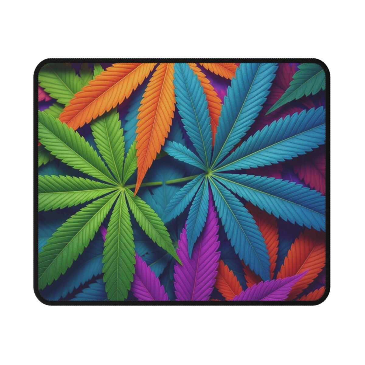 PICAPPO Cannabis Leaf Gaming Mouse Pad Desk Mat for Home and Study Desks, Large Non-Slip Mouse Pad