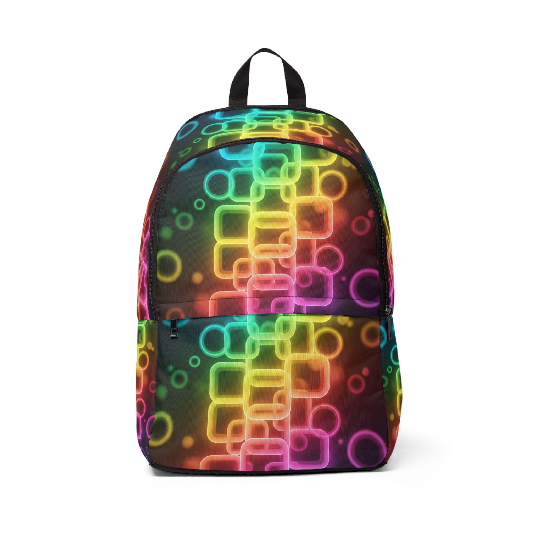 PICAPPO Neon Glow Laptop Travel Backpack for School, Reliable, Weather-Resistant Bag for Students