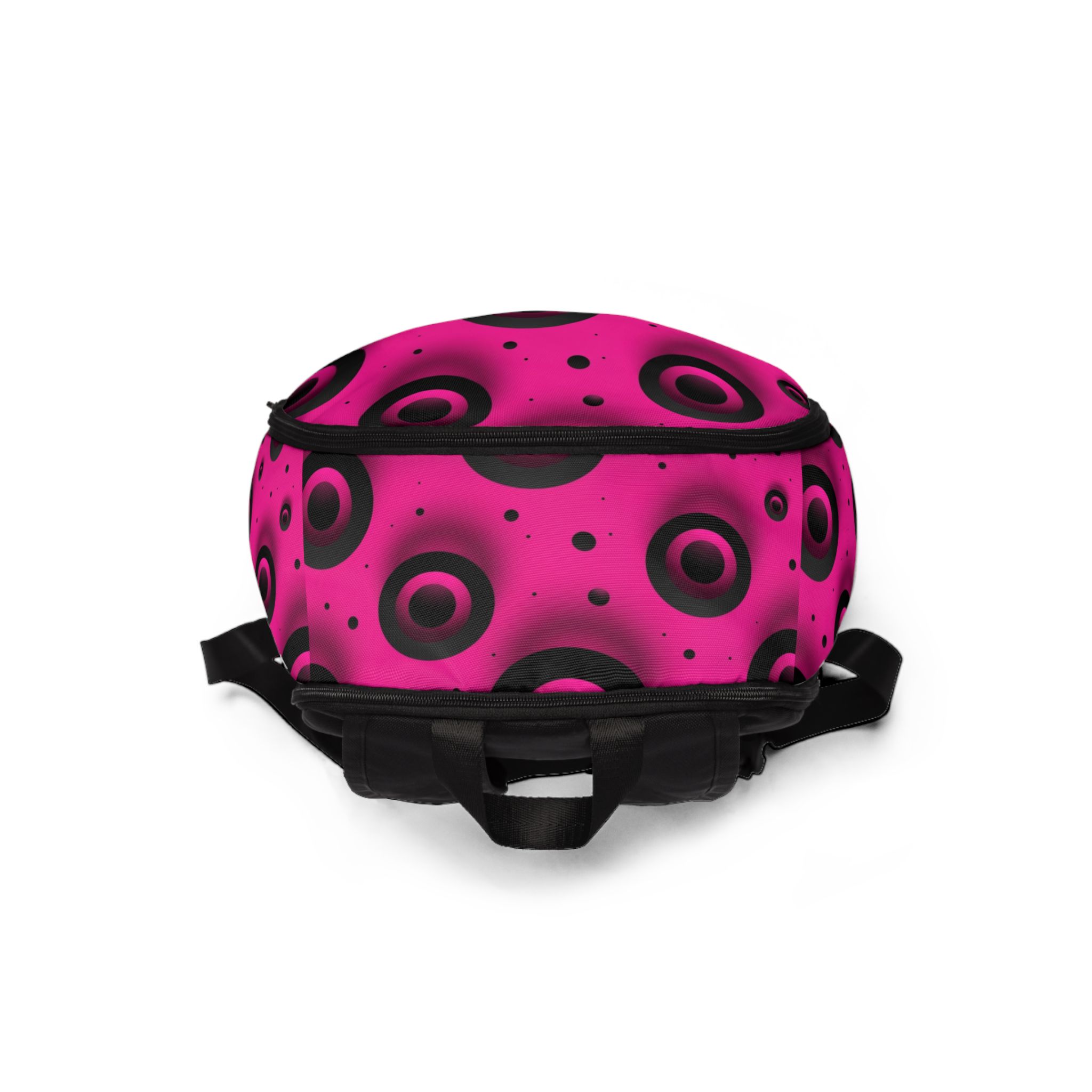 PICAPPO Pink Polka dot Laptop Travel Backpack for School, Student Backpack with Organized Compartments and Lightweight, Waterproof Bag - Image 4