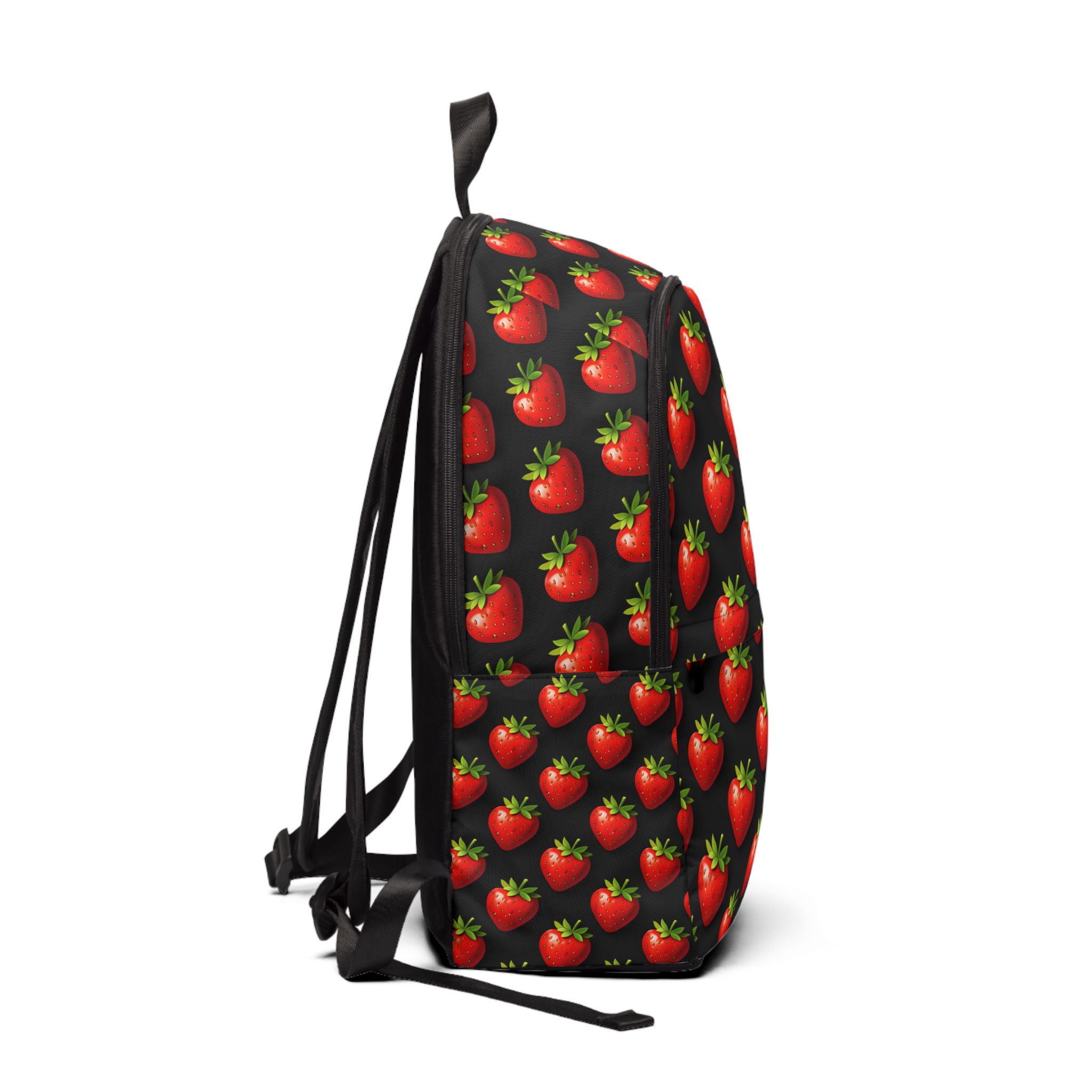 PICAPPO Laptop Travel Backpack for School — Strawberry Pattern Student Backpack Lightweight Comfort Bag - Image 2