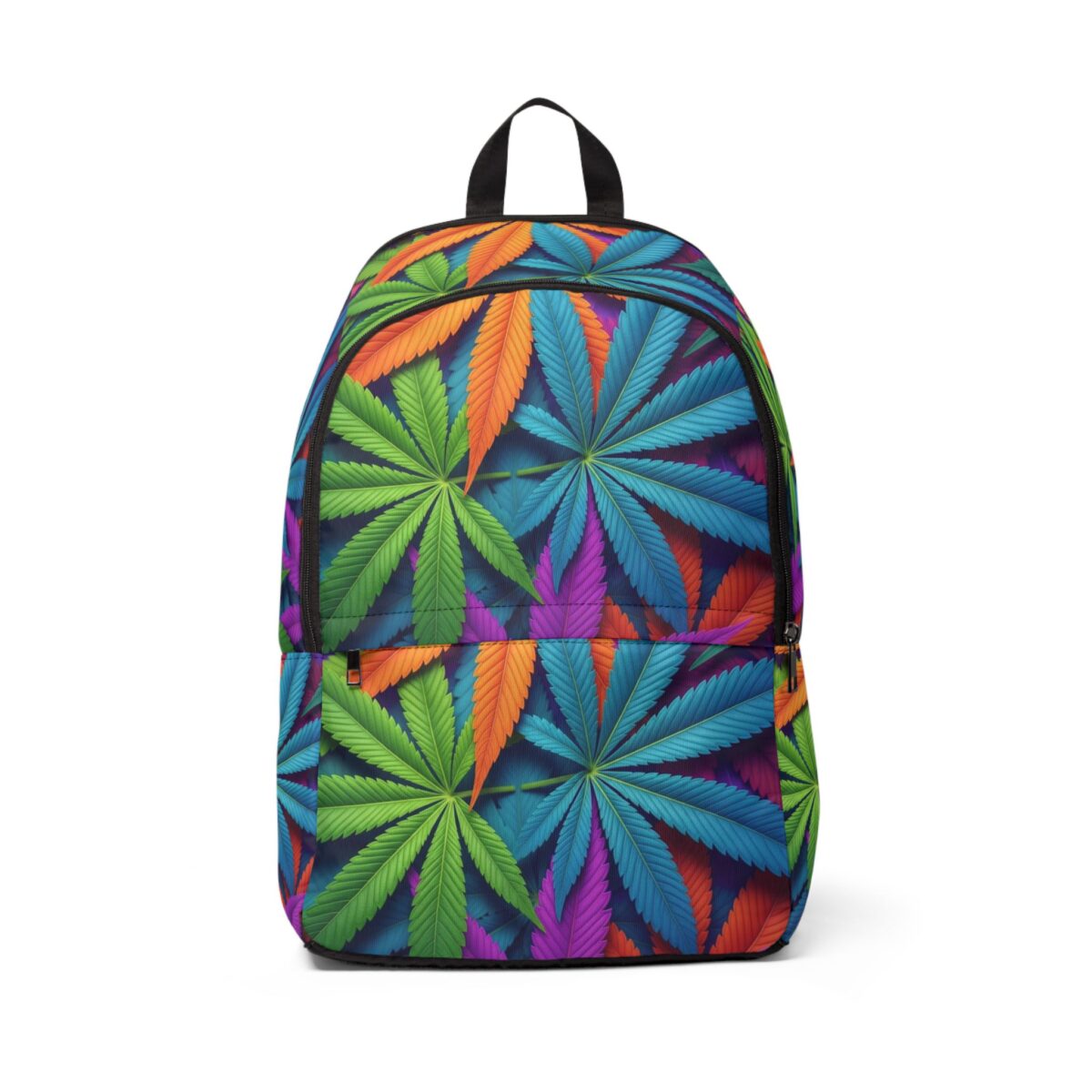 PICAPPO Laptop Travel Backpack for School, Cannabis Leaf Pattern Backpack for Students, Weatherproof and Lightweight Bag