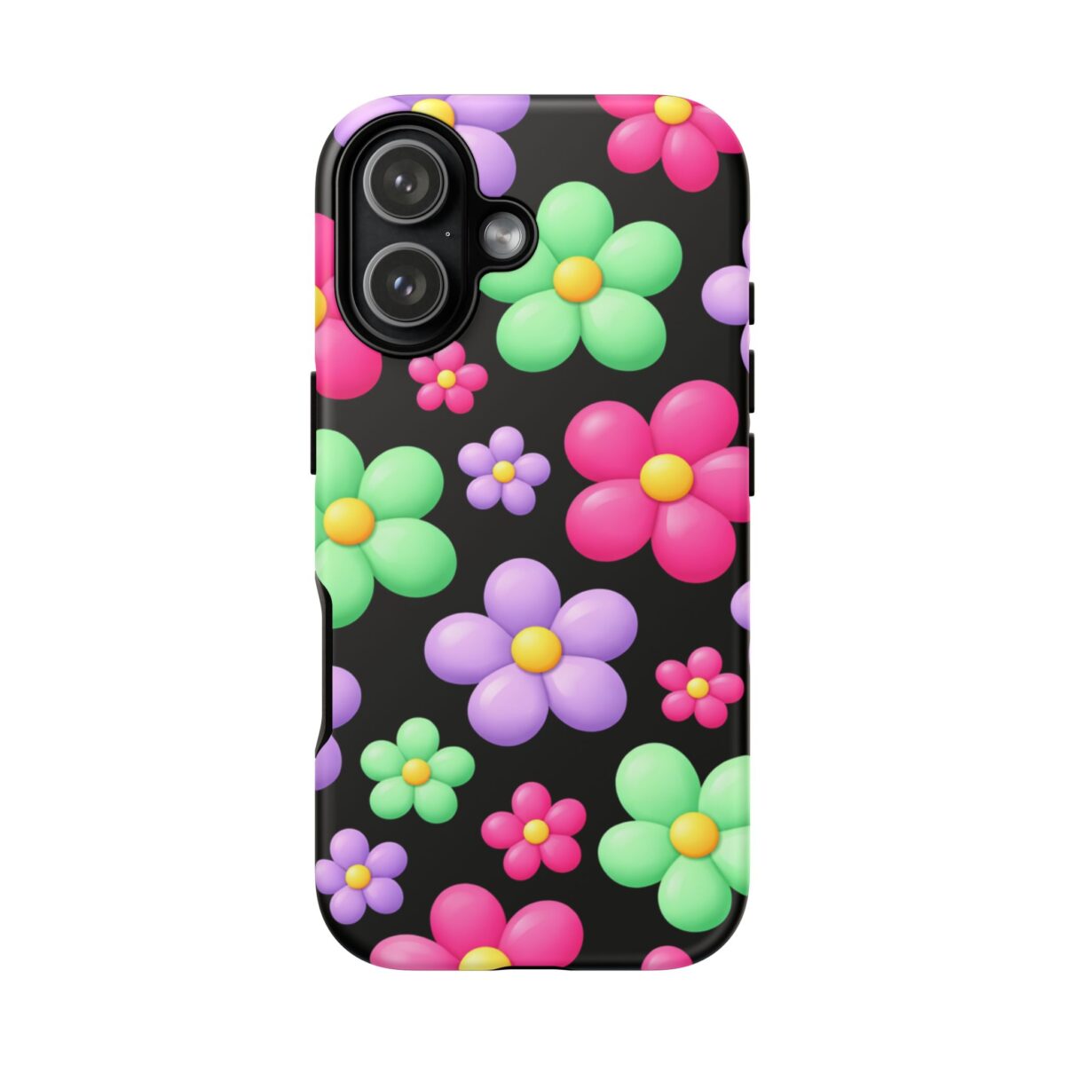 PICAPPO iPhone 17 Case Flower Bubble Pattern Smart Upgrades Daily Use Protective Choice Worth Keeping