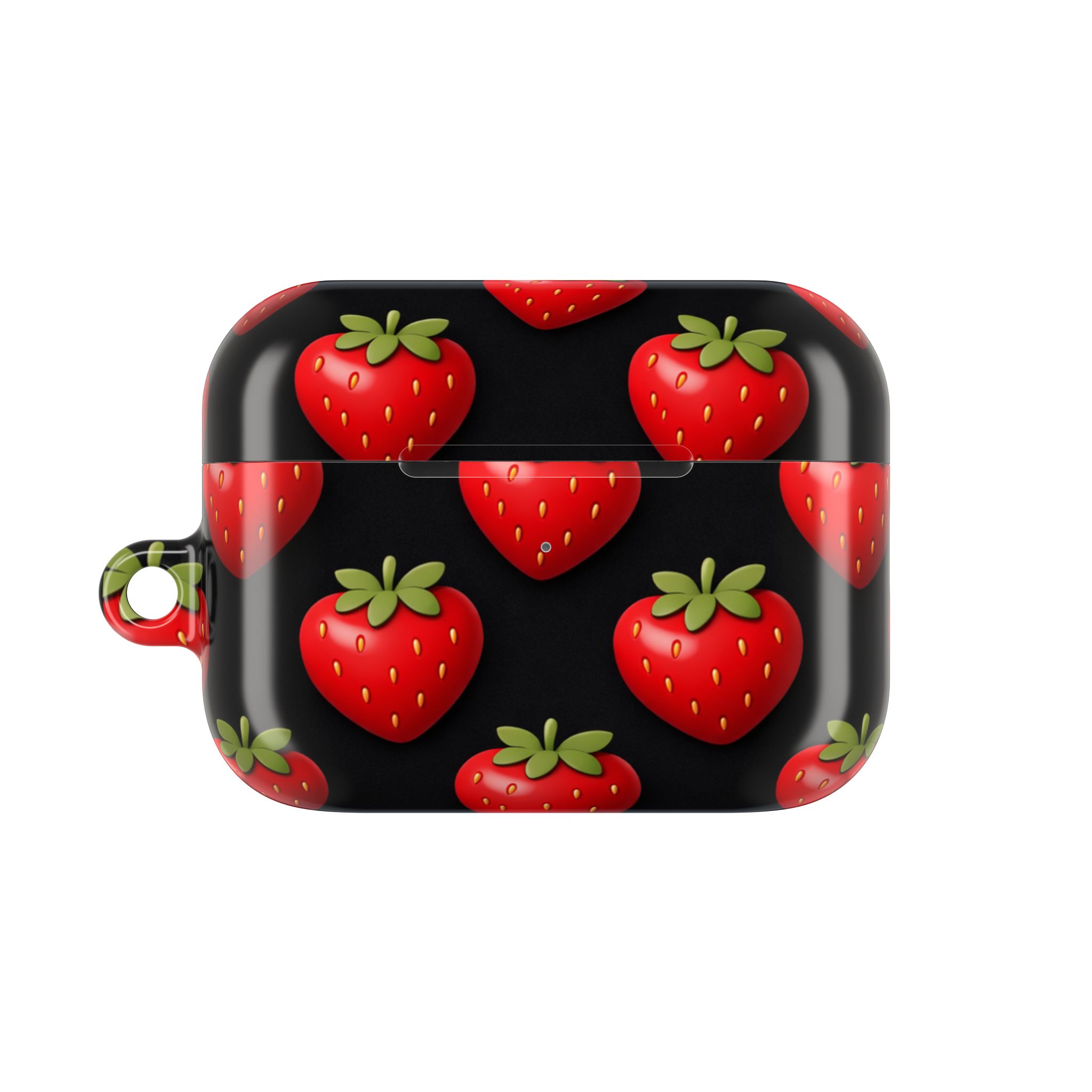 PICAPPO Red Strawberry Pattern AirPods Pro Case for Daily Use and Gifting - Image 5
