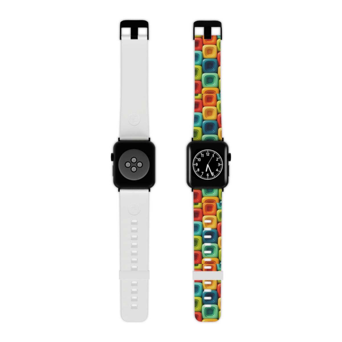 PICAPPO Band For Apple Watch Colourblock Motif for Routine Wear