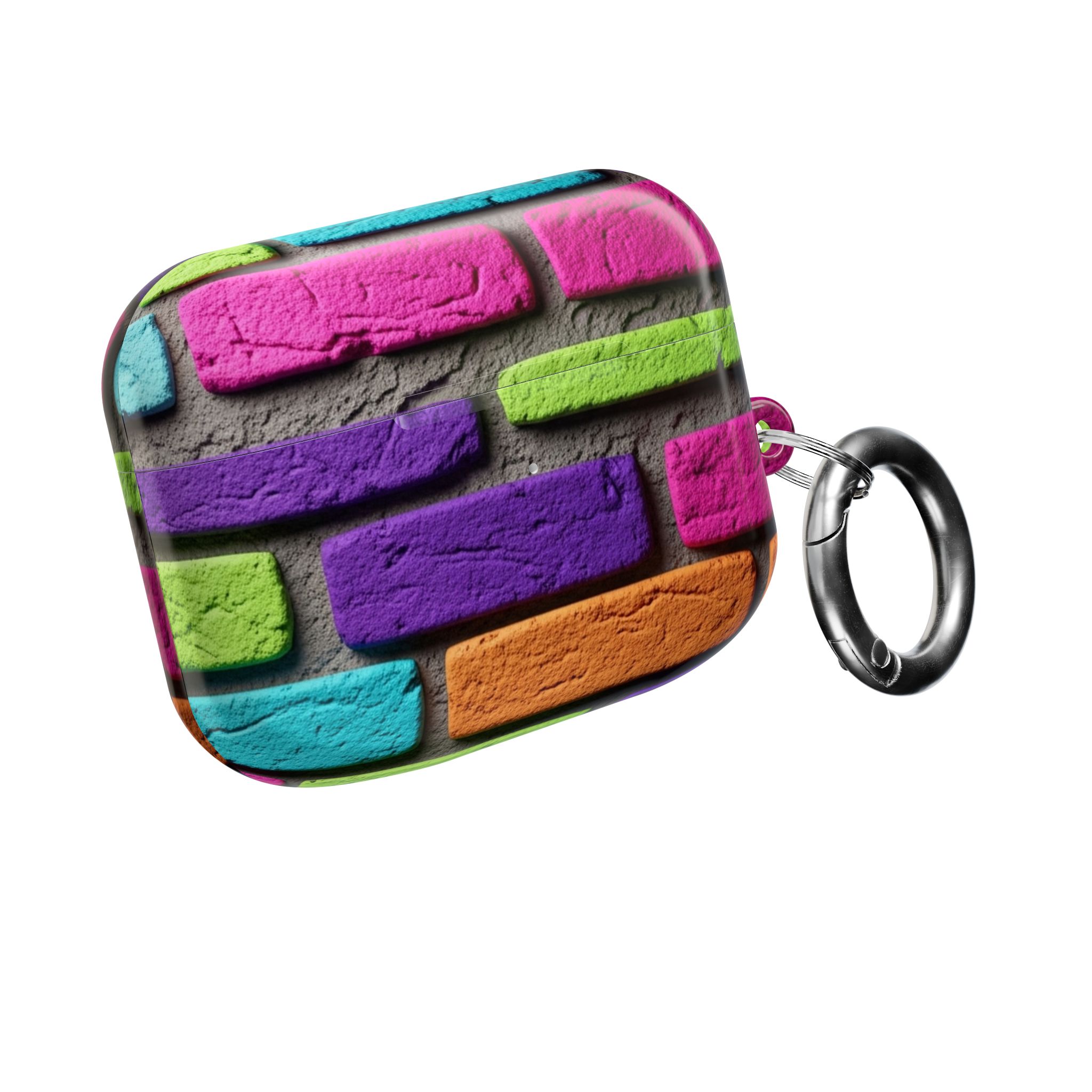 PICAPPO Colorful Brick AirPods Pro Case — Protective Cover for Stylish On-the-Go Use - Image 3